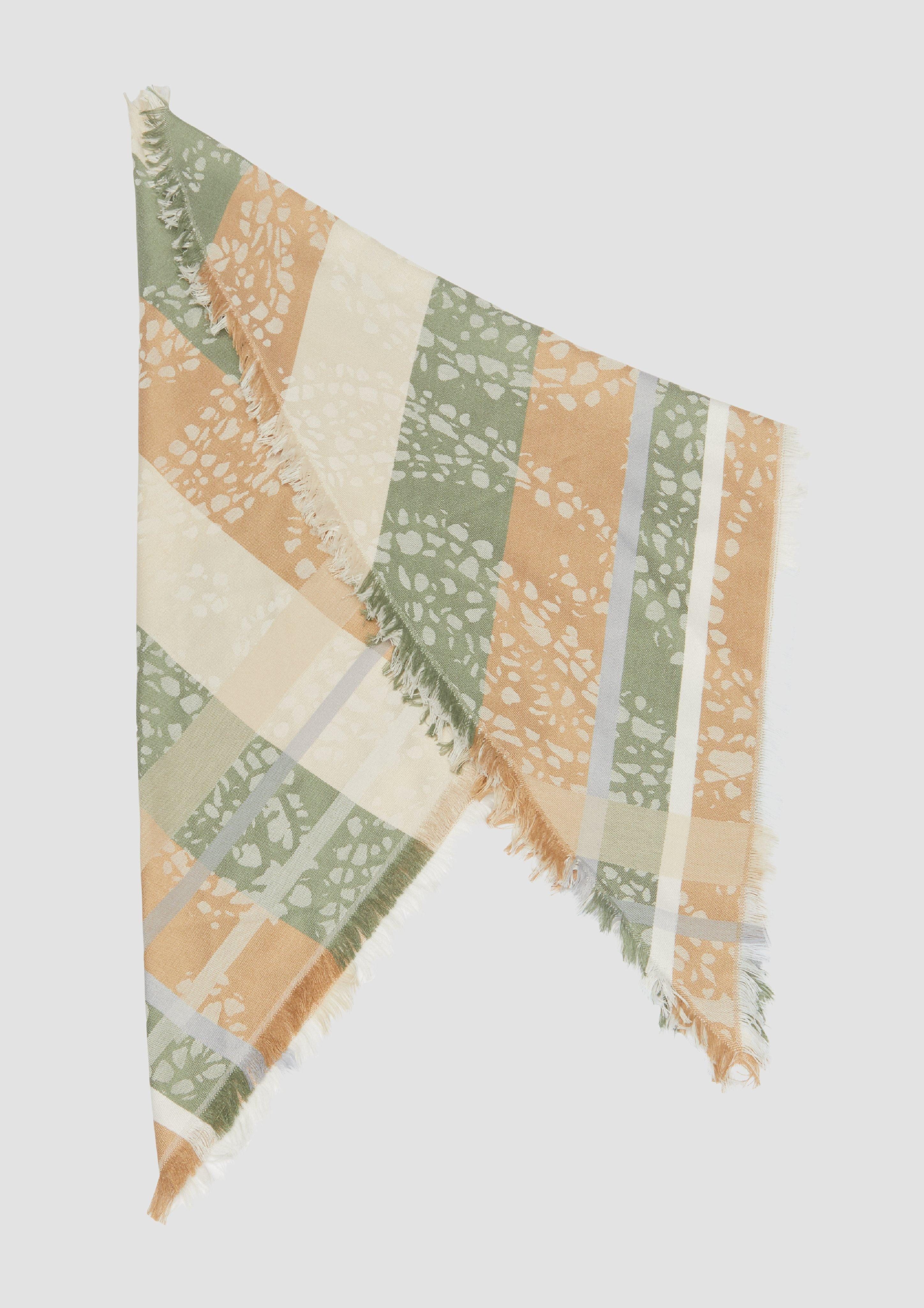 Halstuch Jacquard-Schal mit abstraktem Paisleymuster