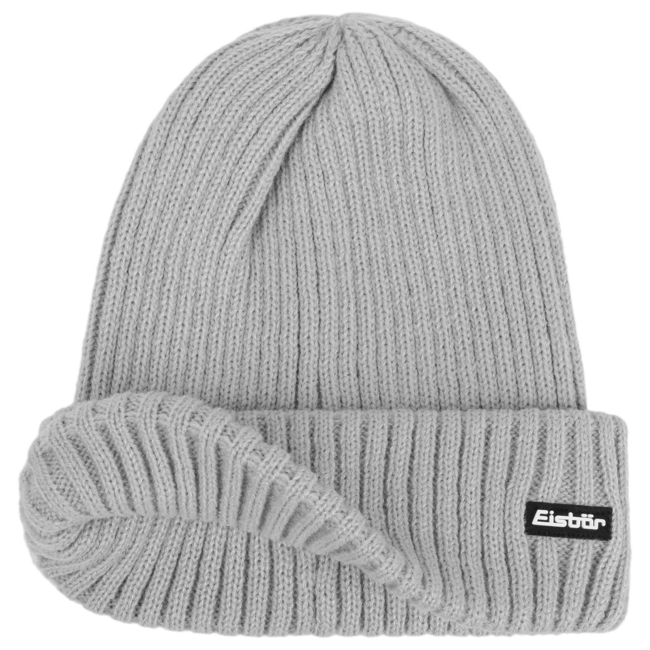 Eisbär Strickmütze (1-St) Wintermütze mit Umschlag