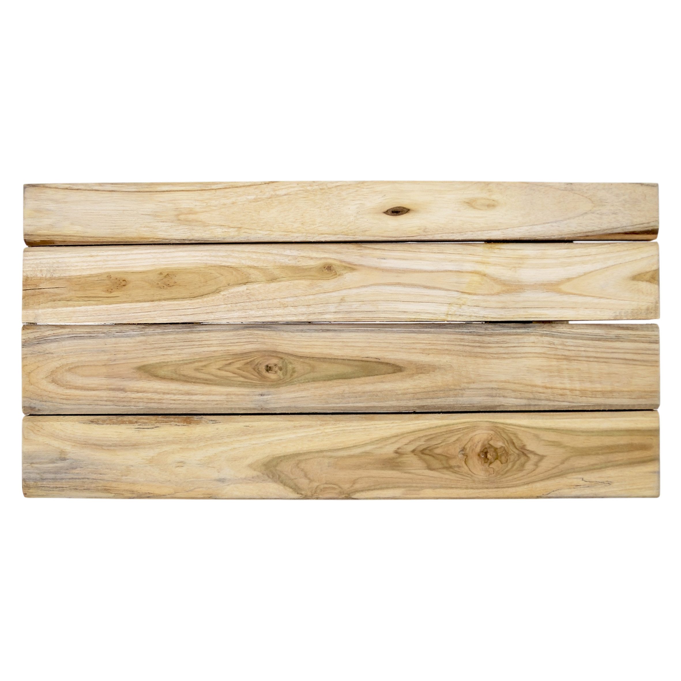 Spetebo Blumenhocker Teakholz Blumenhocker natur rechteckig - 43 x 38 cm (Anzahl, 1 St., Stück), Lieferung erfolgt fertig montiert – Bild 3 von 5
