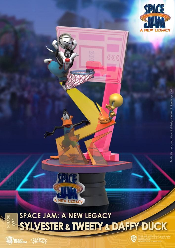 Beast Kingdom Toys Merchandise-Figur Space Jam: A New Legacy D-Stage Diorama Sylvester &Tweety & Daffy Duck