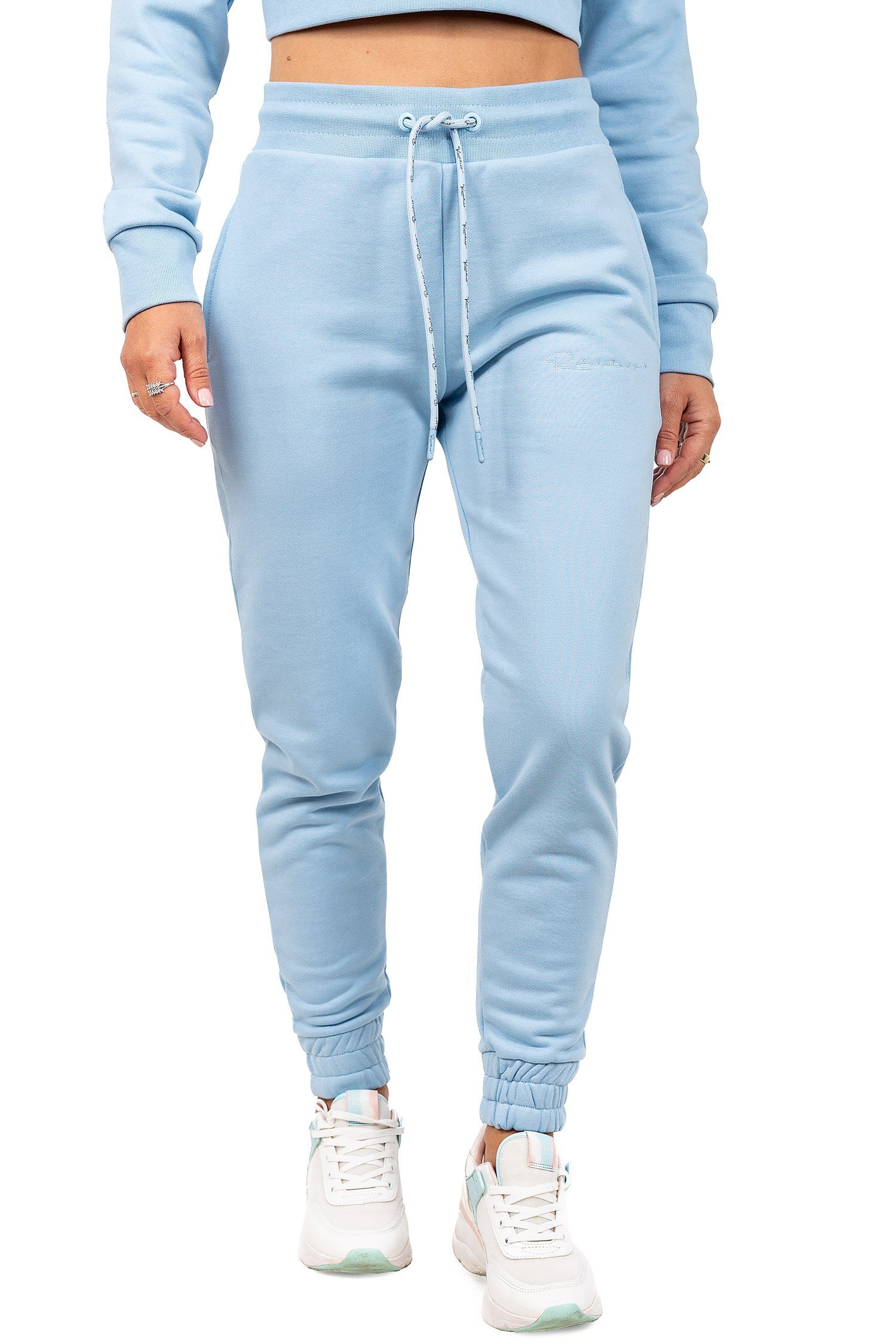 Reichstadt Jogginghose Damen Slim Fit Sporthose Marken-Stick 23RSW039 Mit E günstig online kaufen