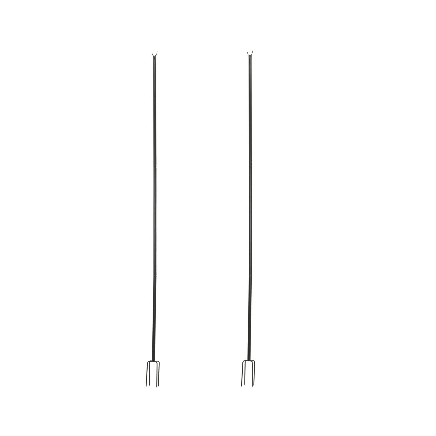 MARELIDA Lichterkette 2x Lichterkettenhalterung Lichterkettenmast Girlandenstange 2,8m – Bild 3 von 5