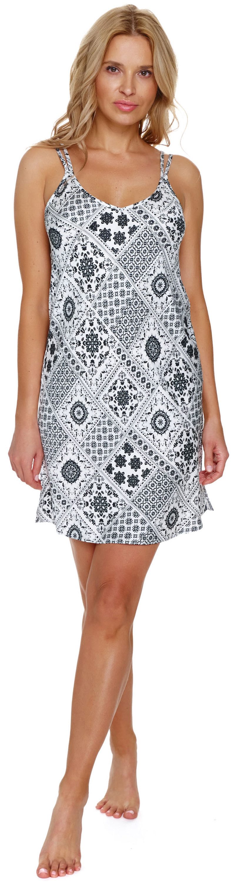 doctor nap Nachthemd Calm Comfort (Set, 1-tlg., 1-teilig) Damen Sleepshirt ca.90cm lang Träger-Nachthemd