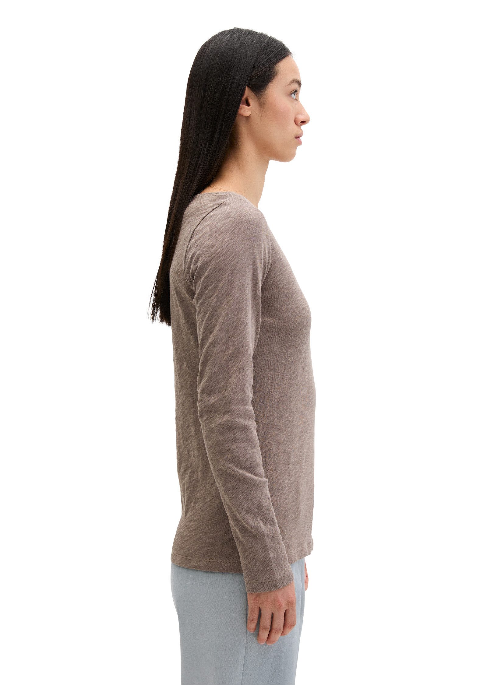 Marc O'Polo Langarmshirt aus Organic Cotton-Qualität günstig online kaufen