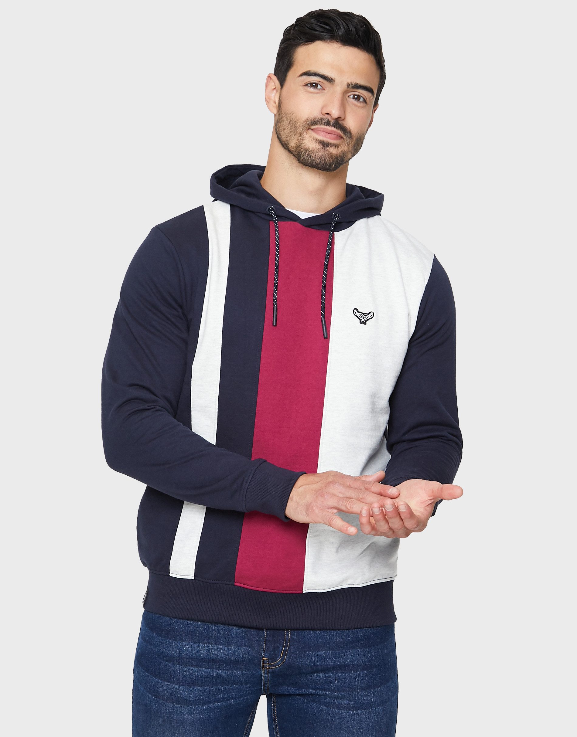 Threadbare Kapuzensweatshirt Lazio (1-tlg) mit trendigem Colourblock-Design günstig online kaufen