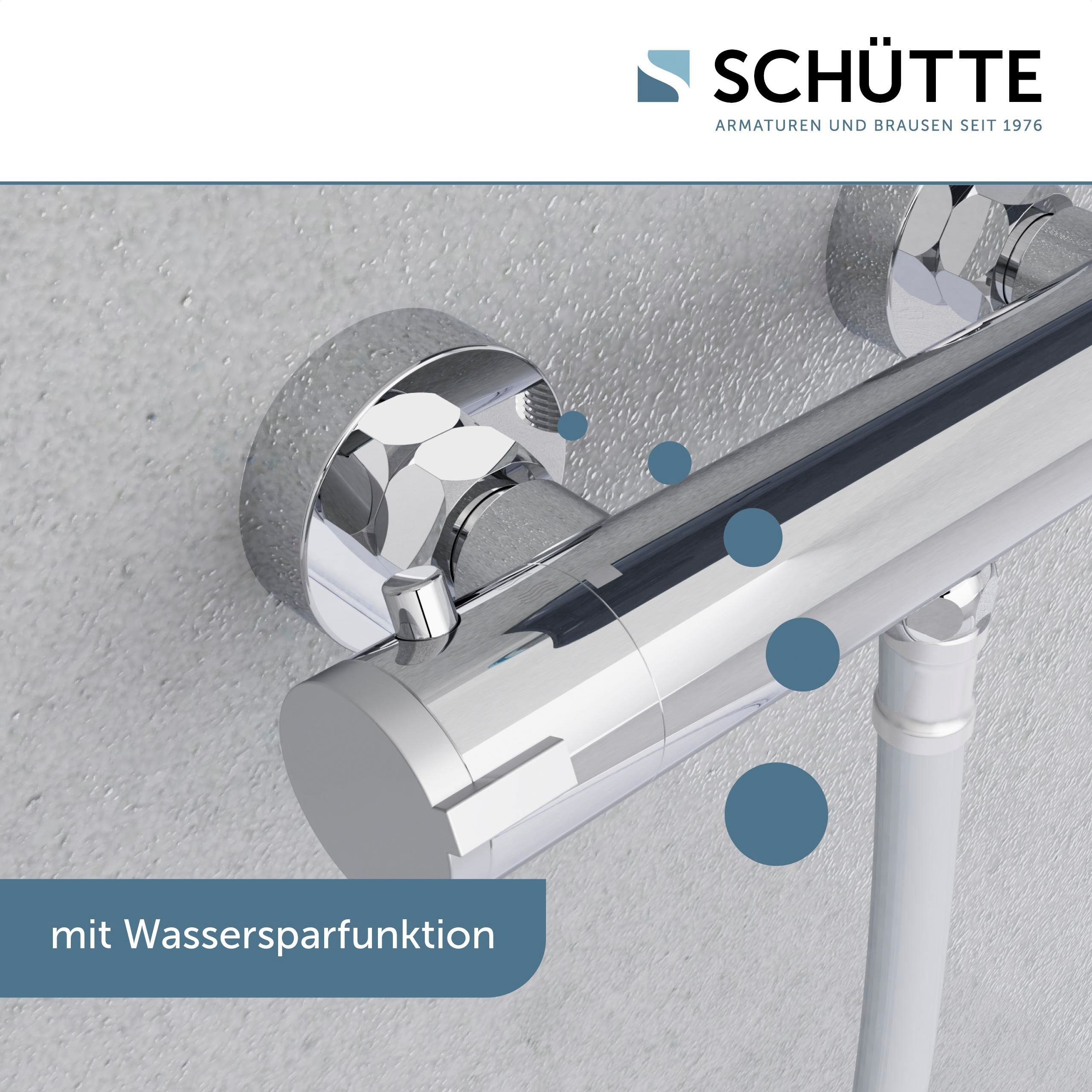 Schütte Duscharmatur London mit Thermostat, Mischbatterie Dusche, Duschthermostat – Bild 3 von 5