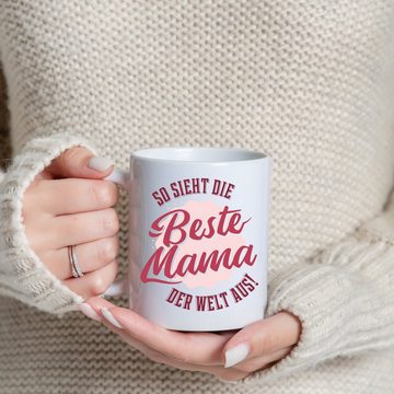 Youth Designz Tasse Beste Mama der Welt Kaffeetasse Geschenk, Keramik, mit liebem Spruch