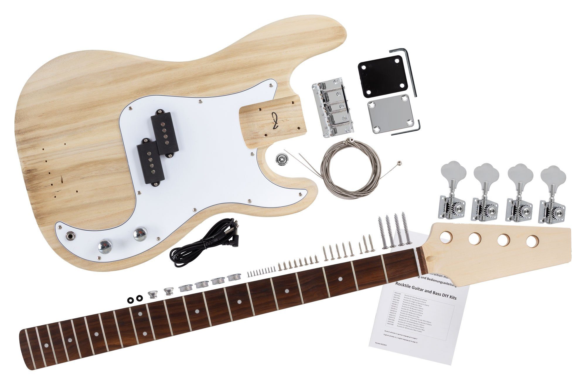 Rocktile E-Bass "Do-it-yourself" Elektrobass DIY Bausatz, PB-Style