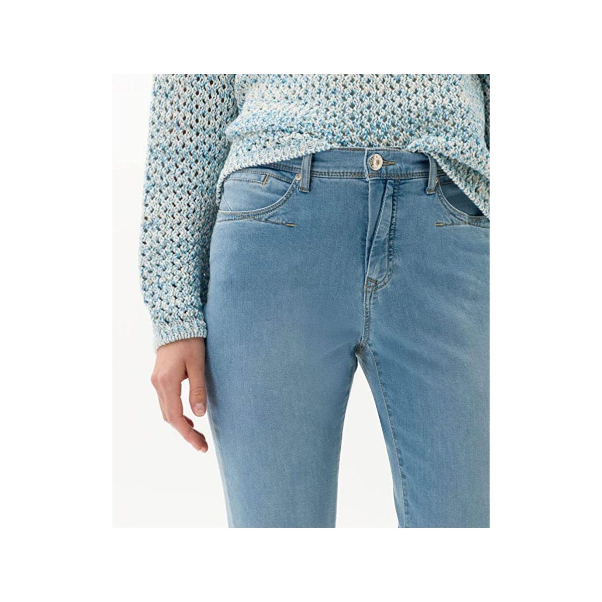 schwarz (1-tlg) 5-Pocket-Jeans Brax