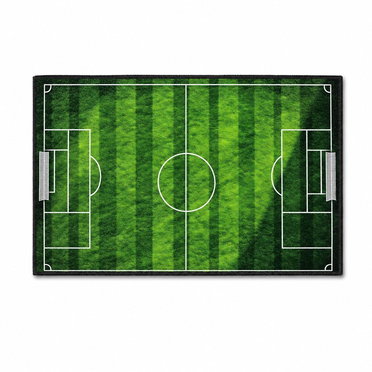 Jumpeak Teppich Fußballfeld Stadion Teppich, tepichwohinzimer, teppich waschbar, Rechteckig, Höhe: 5 mm, Kunstkaschmir, pflegeleicht, kurze Fasern, angenehm zu tragen