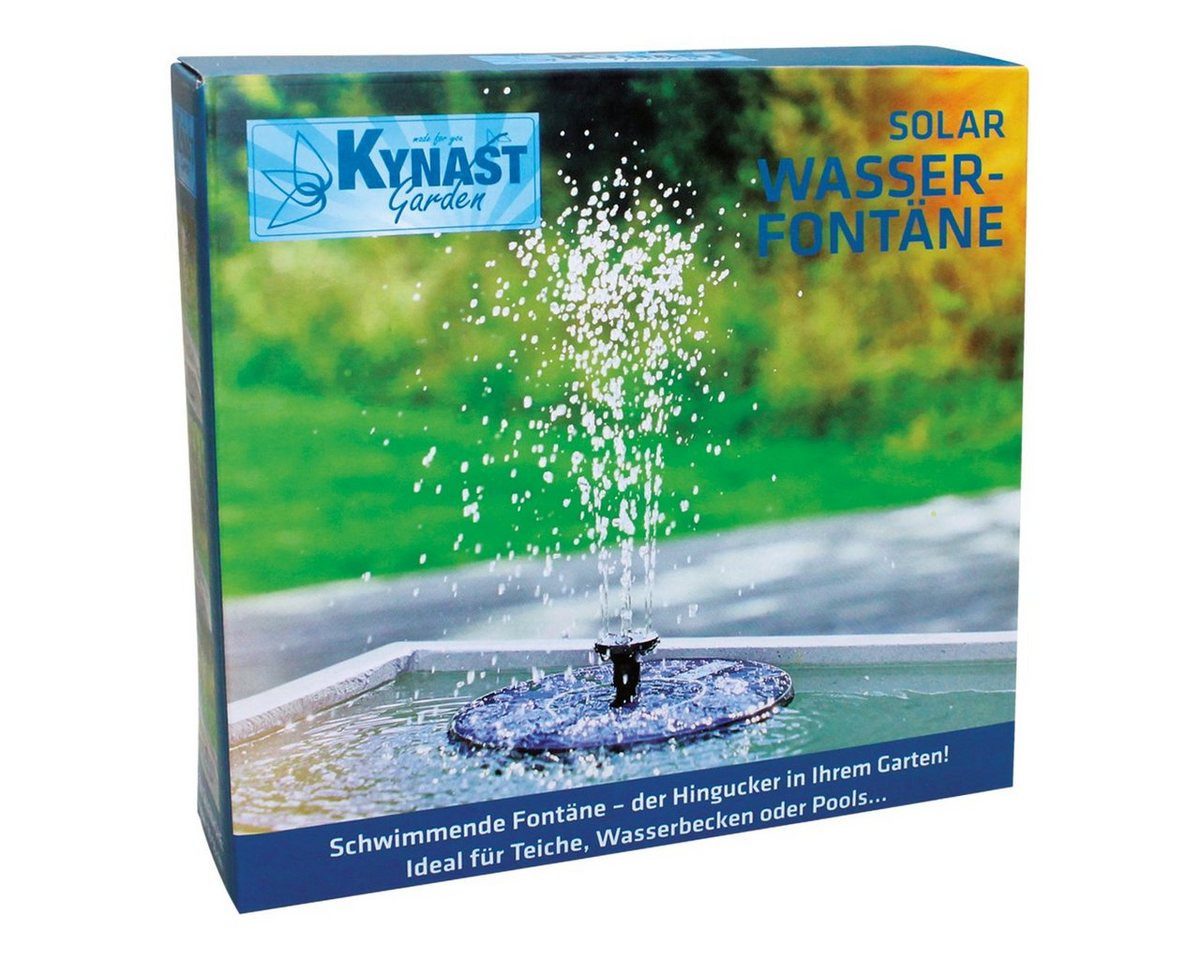 Kynast Garden Teichpumpe Solar Wasserfontäne Springbrunnen Teichpumpe mit 3 Effekte
