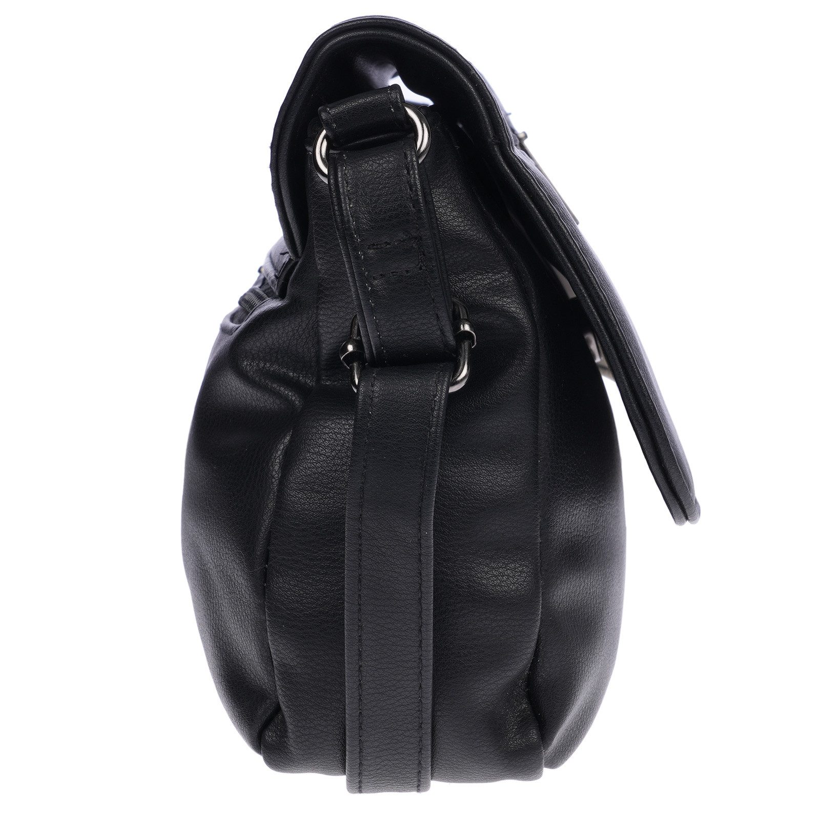 Christian Wippermann Umhängetasche Große Damen Tasche Schultertasche Umhängetasche Crossover Bag Leder (einzeln), Crossover Bag Leder Optik Handtasche Überschla – Bild 4 von 5
