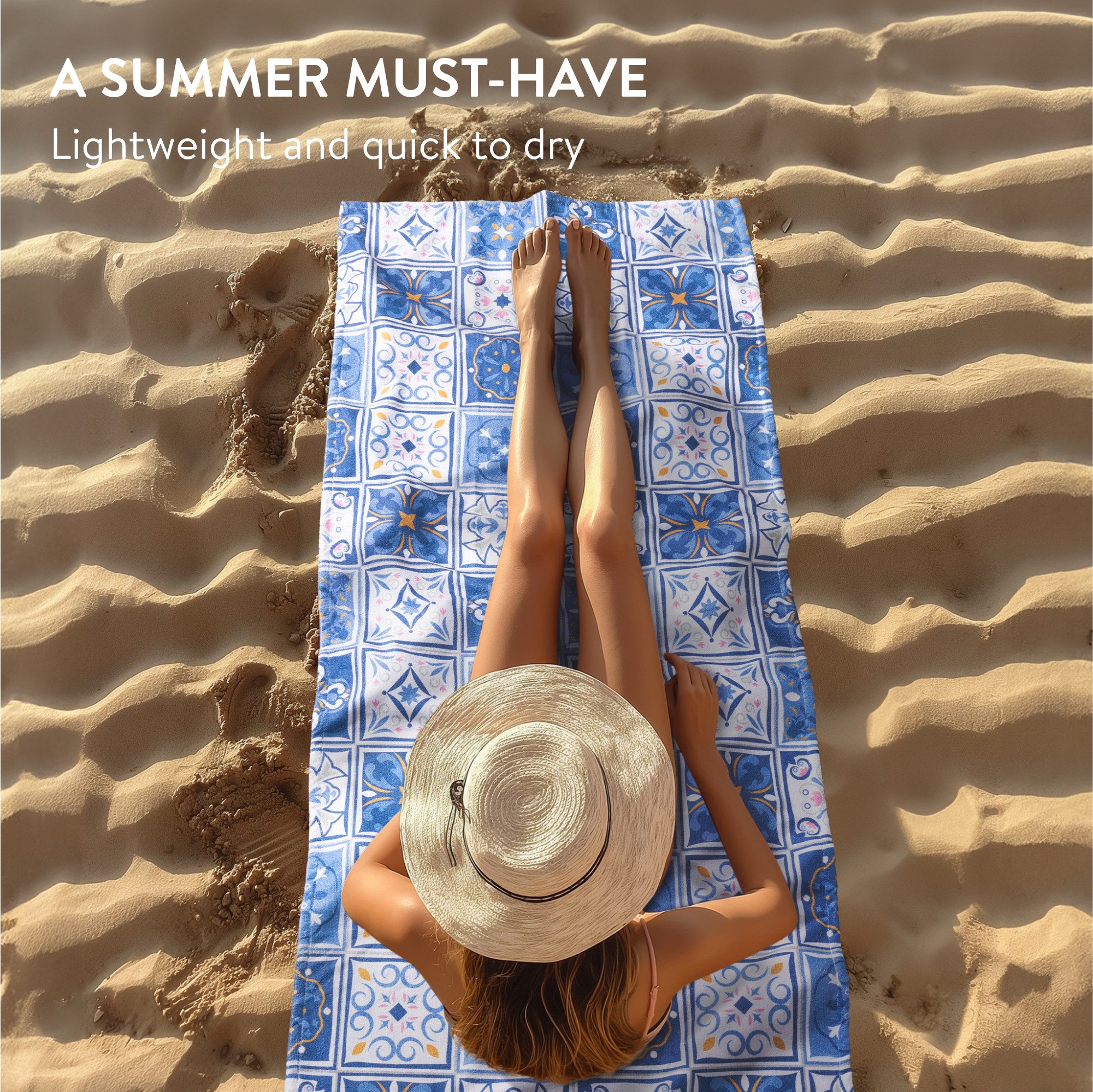 JEMIDI Strandtuch Strandtuch groß - 75x180cm günstig online kaufen