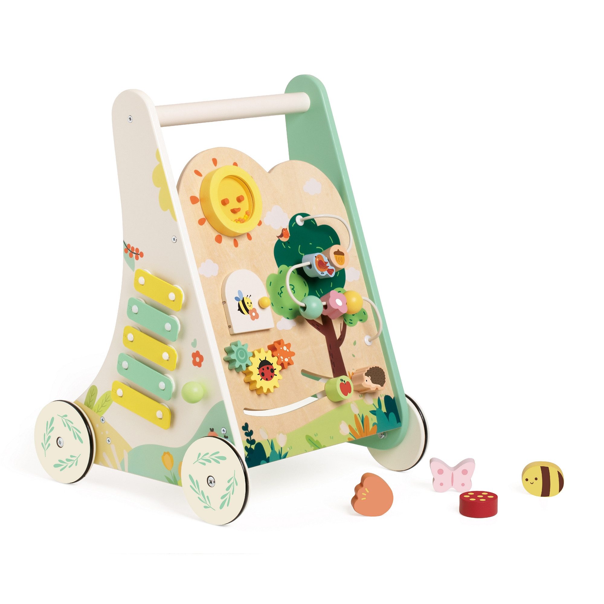 Classic World Lauflernwagen Classic World - Lauflernwagen Wald - 33x36,2x48,4cm - ab 12 Monaten, aus Holz