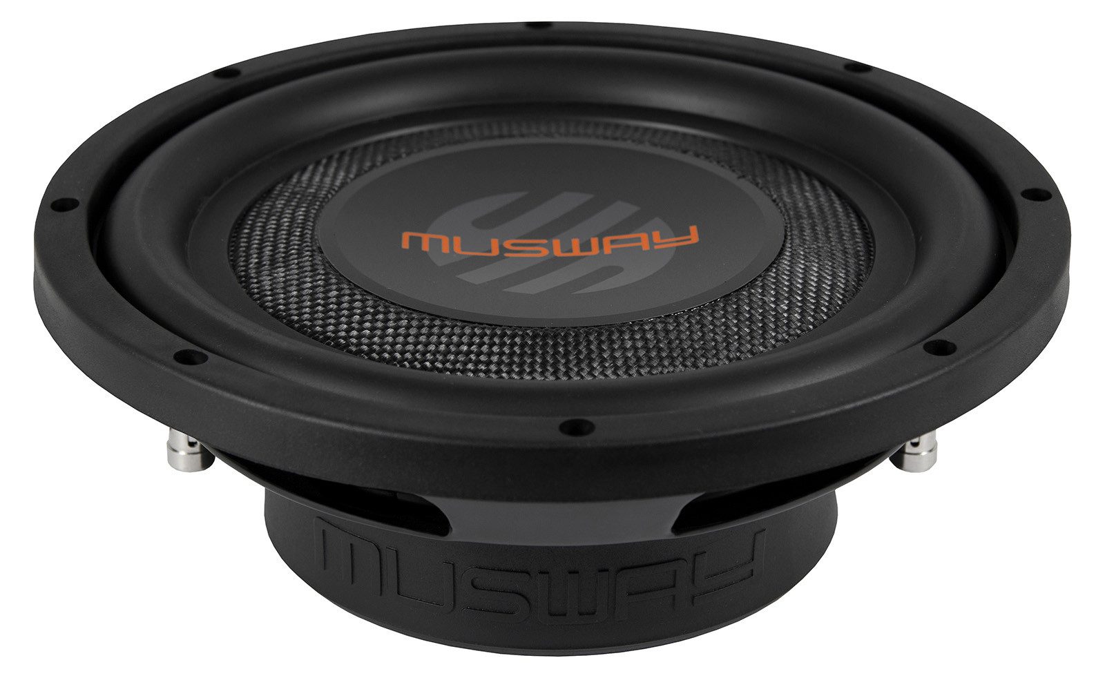 Musway Musway MWS1022 10“ FLAT Subwoofer 10“ (25 cm) FLACH Subwoofer 2+2 Ohm Auto-Subwoofer (300 W, max.: W 25 cm)