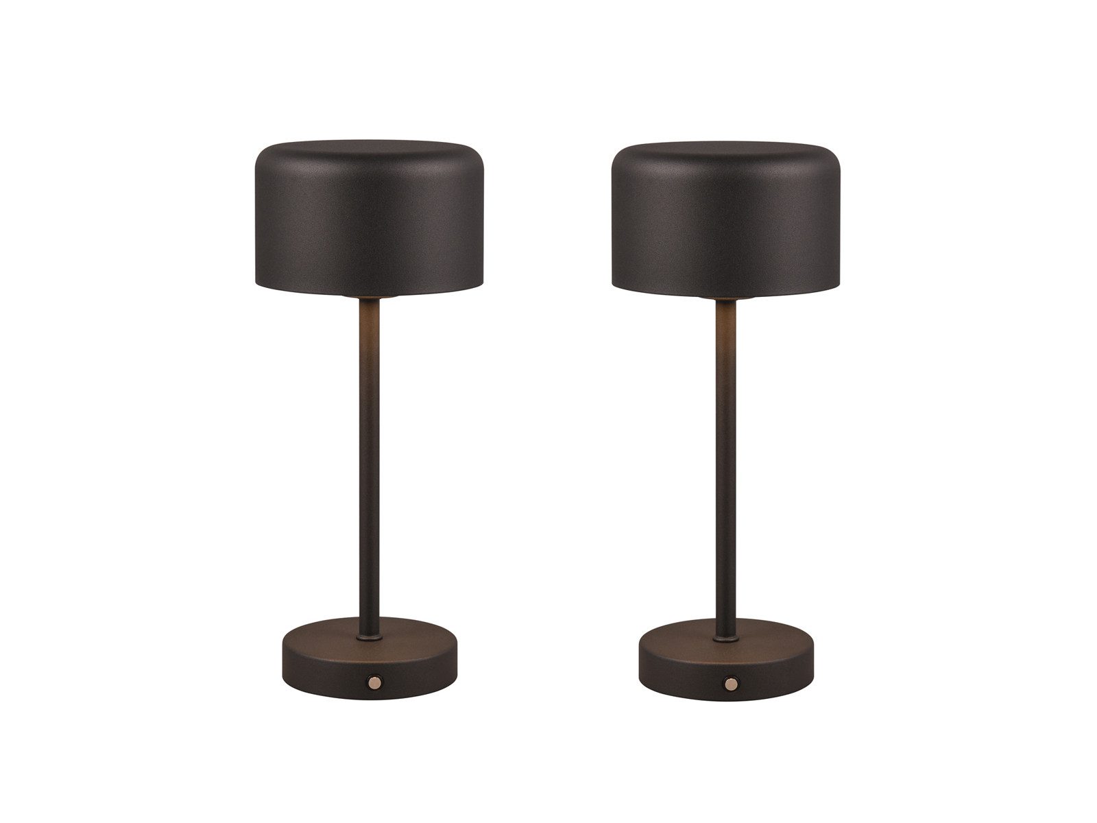 Reality Leuchten USB-Tischleuchte, 2er SET ohne Strom-kabel kabellos-e Akku günstig online kaufen