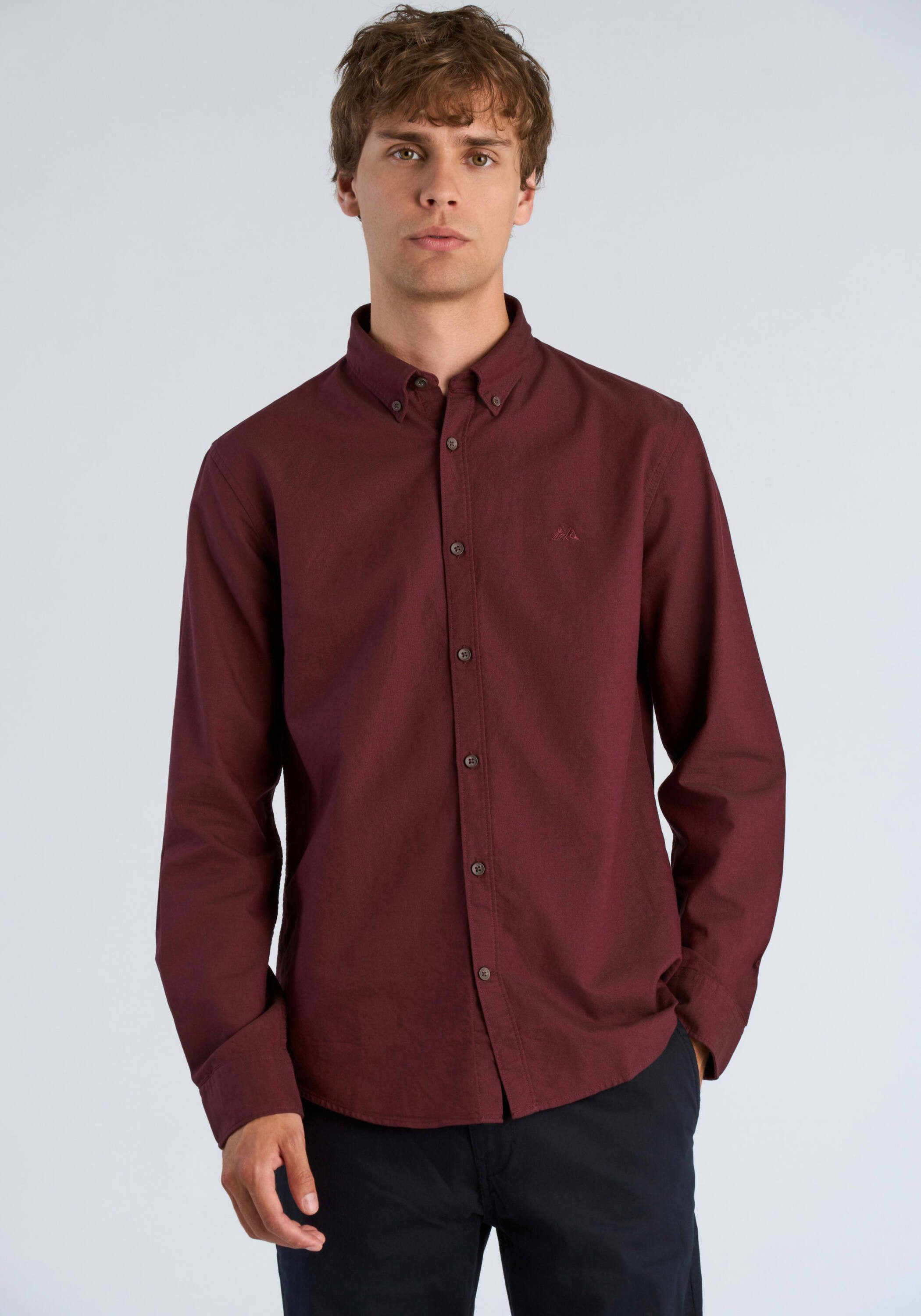 LINDBERGH Businesshemd Business-Casual-Hemd (Langarm) Relaxed Fit