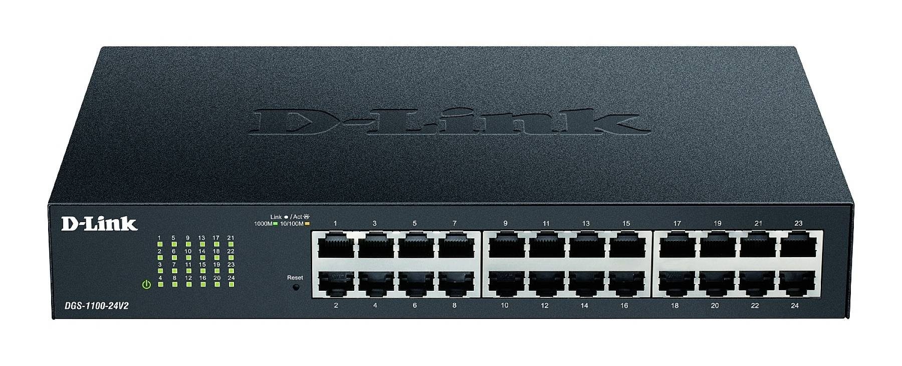 D-LINK 24-Port Layer2 Smart Gigabit Switch24x 10/100/1000Mbit/s TP (RJ Netzwerk-Switch