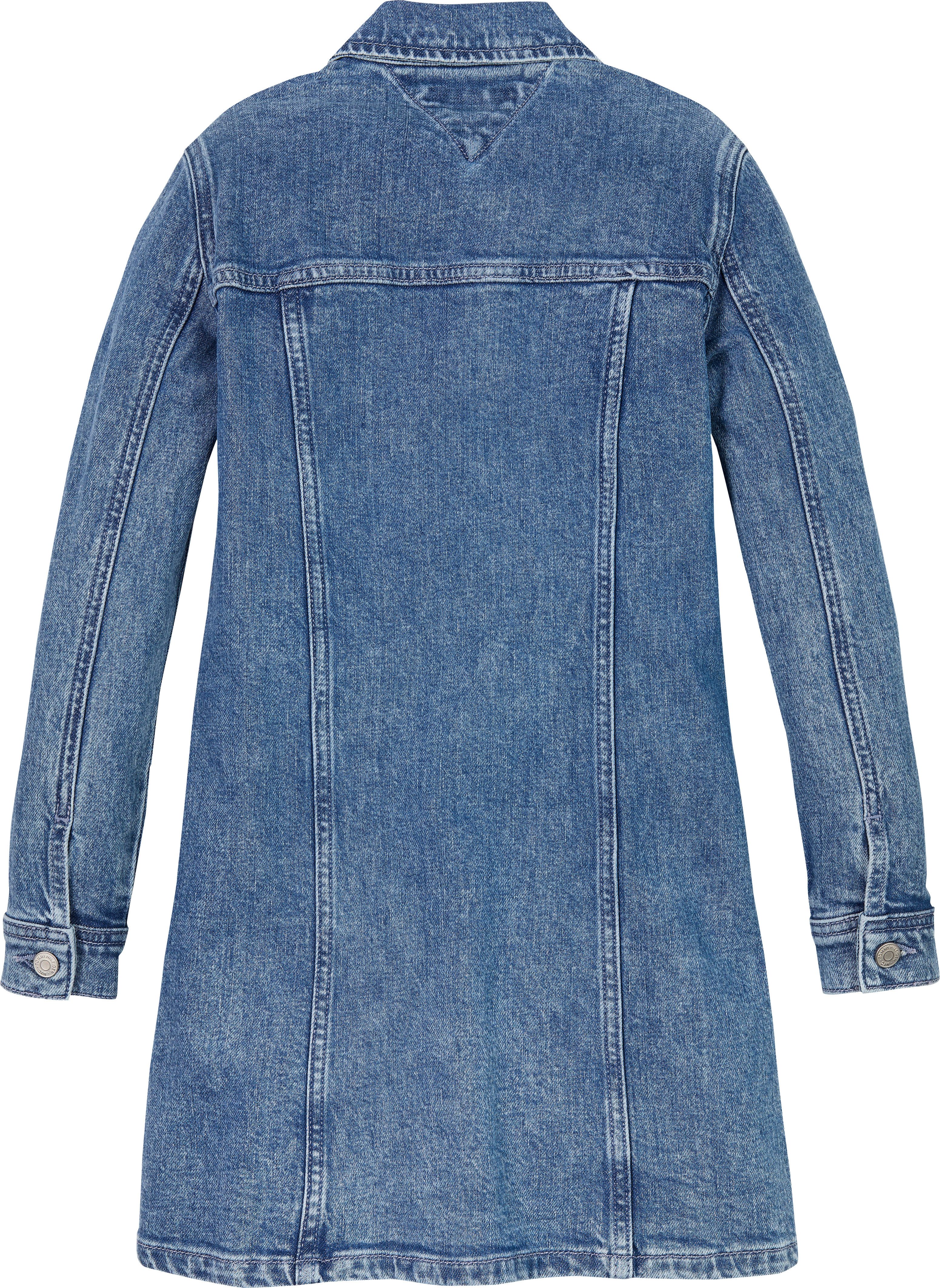 Tommy Hilfiger Jeanskleid DENIM DRESS LS mit Brusttaschen, in blauer Waschung – Bild 5 von 5