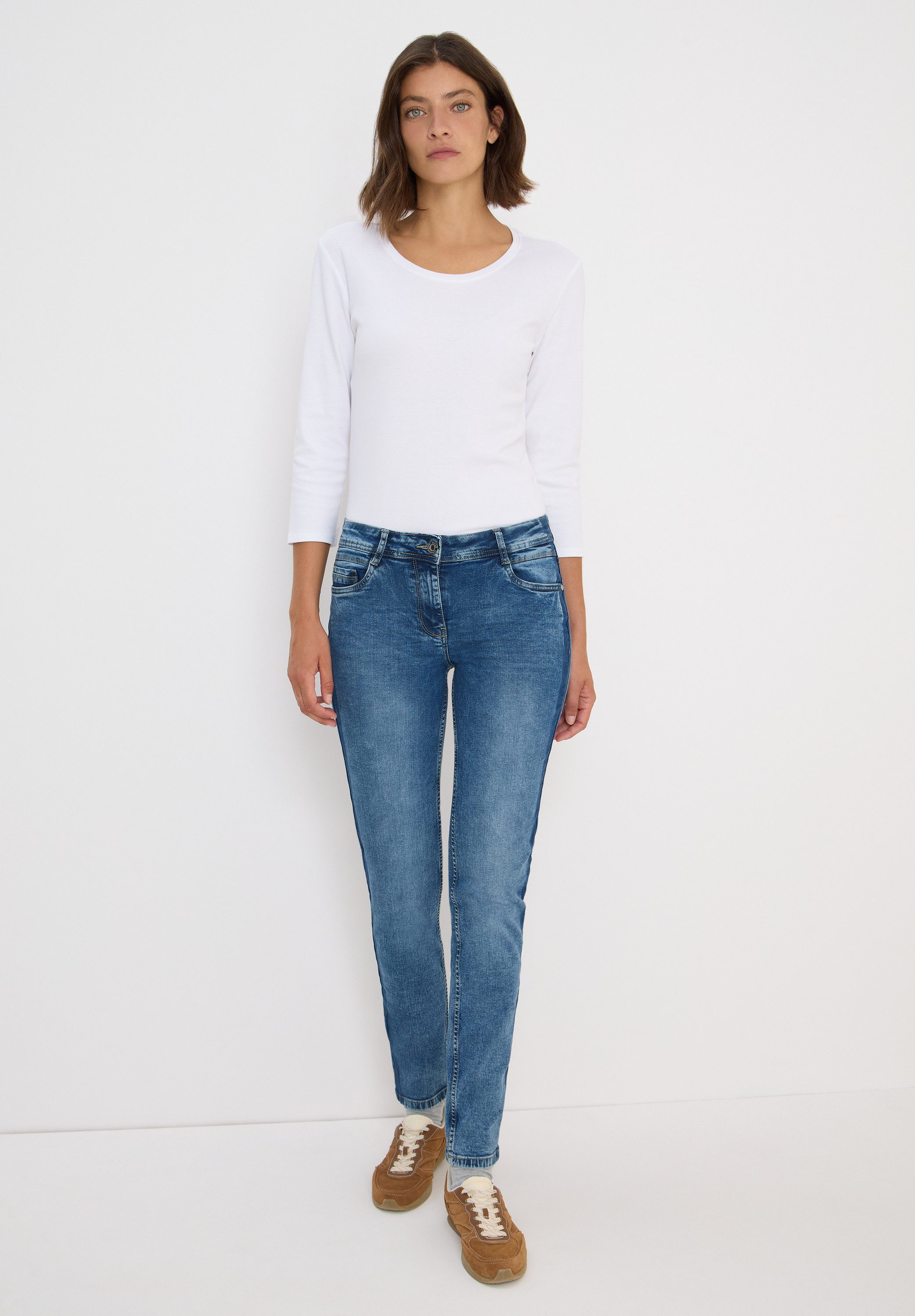 CECIL Comfort-fit-Jeans aus Baumwolle mit Stretchanteil – Bild 5 von 5