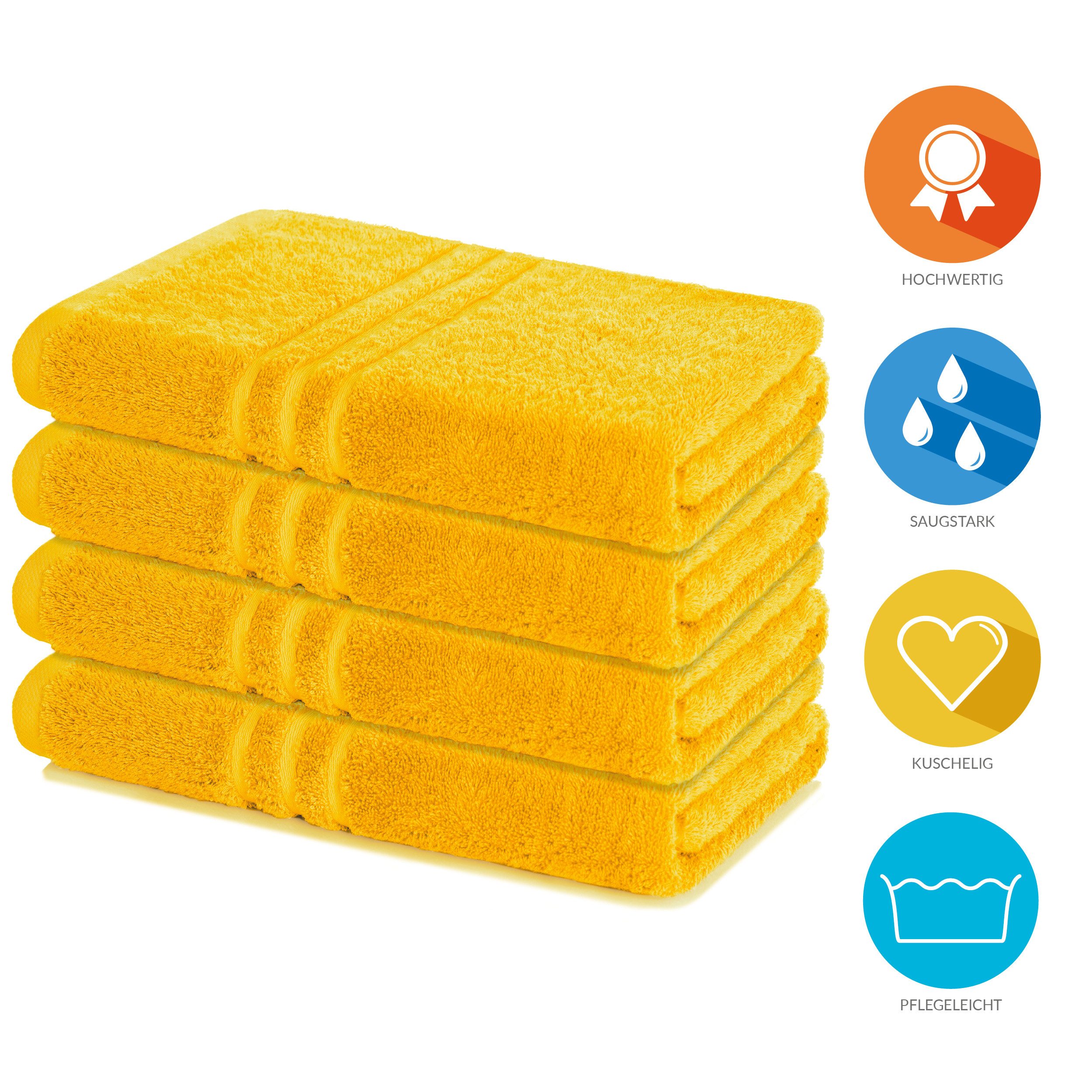 Lavea Handtuch Set Frottierserie Elena, 100% Baumwolle (Set, 4-St), 500 g/m günstig online kaufen