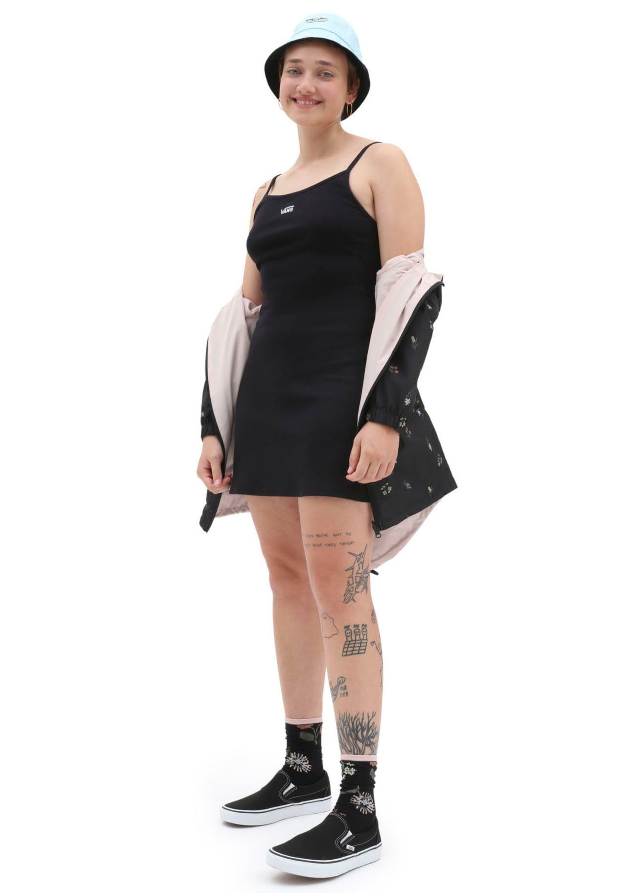 JESSIE DRESS black/white Sommerkleid Vans