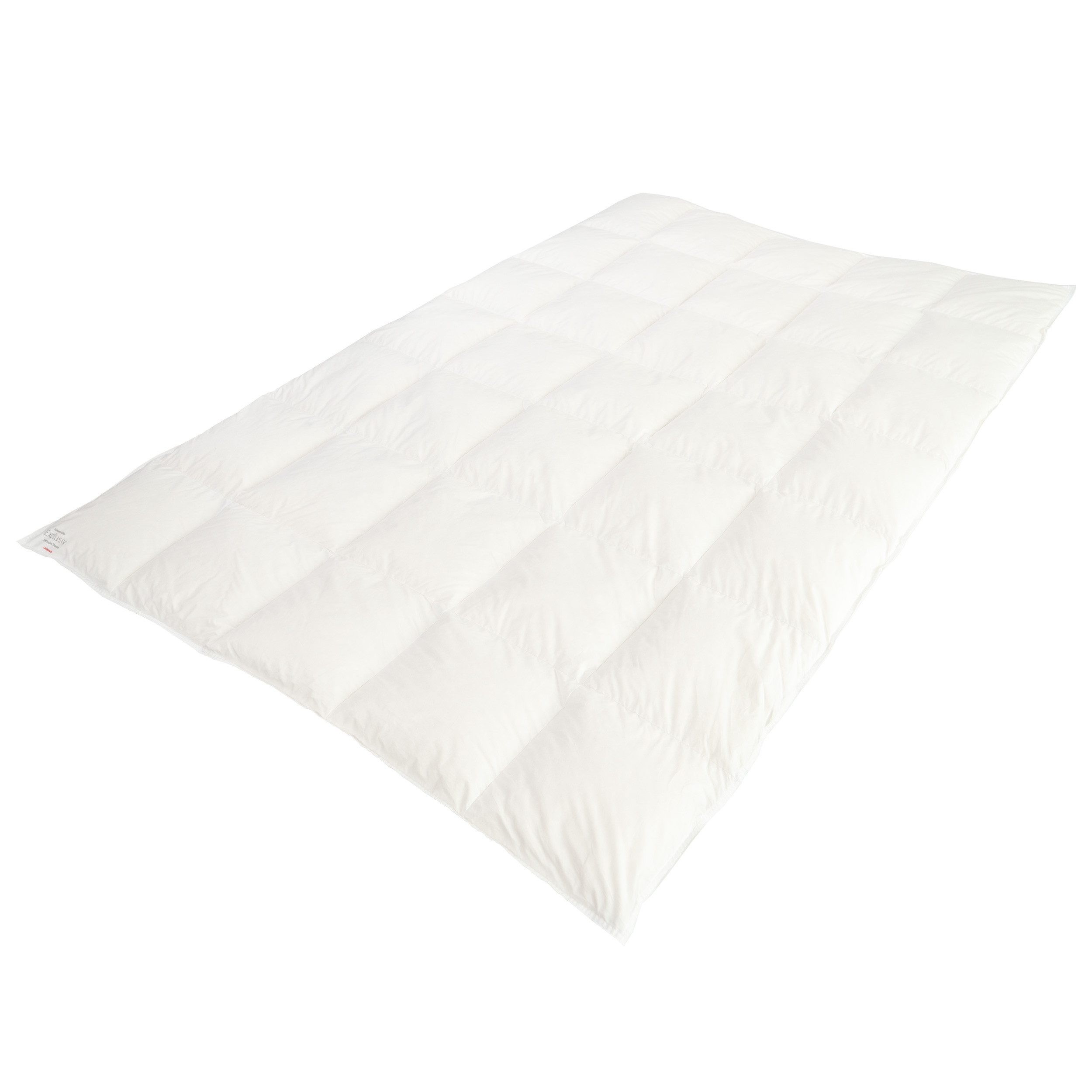 KÜNSEMÜLLER Daunenbettdecke Exclusiv, Füllung: 100% Daunen- weiße arktische neue Daunen, Kl. 1, Bezug: 100% Baumwolle, die Exklusive