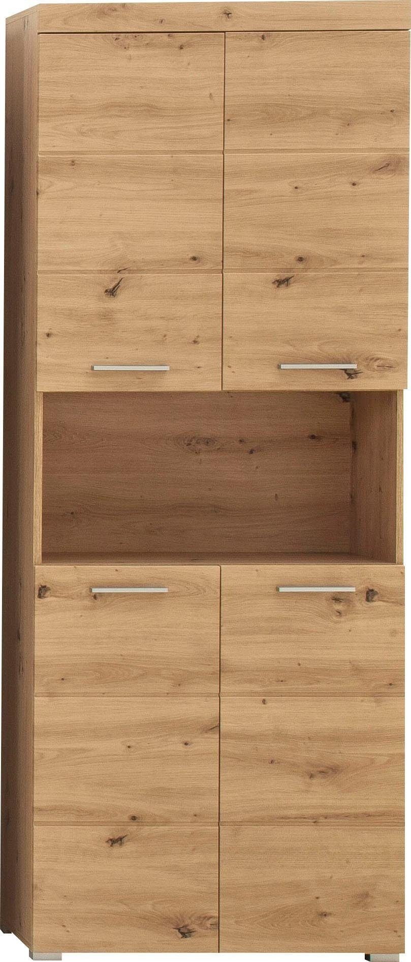 welltime Hochschrank Avena Badschrank 4-türig mit günstig online kaufen