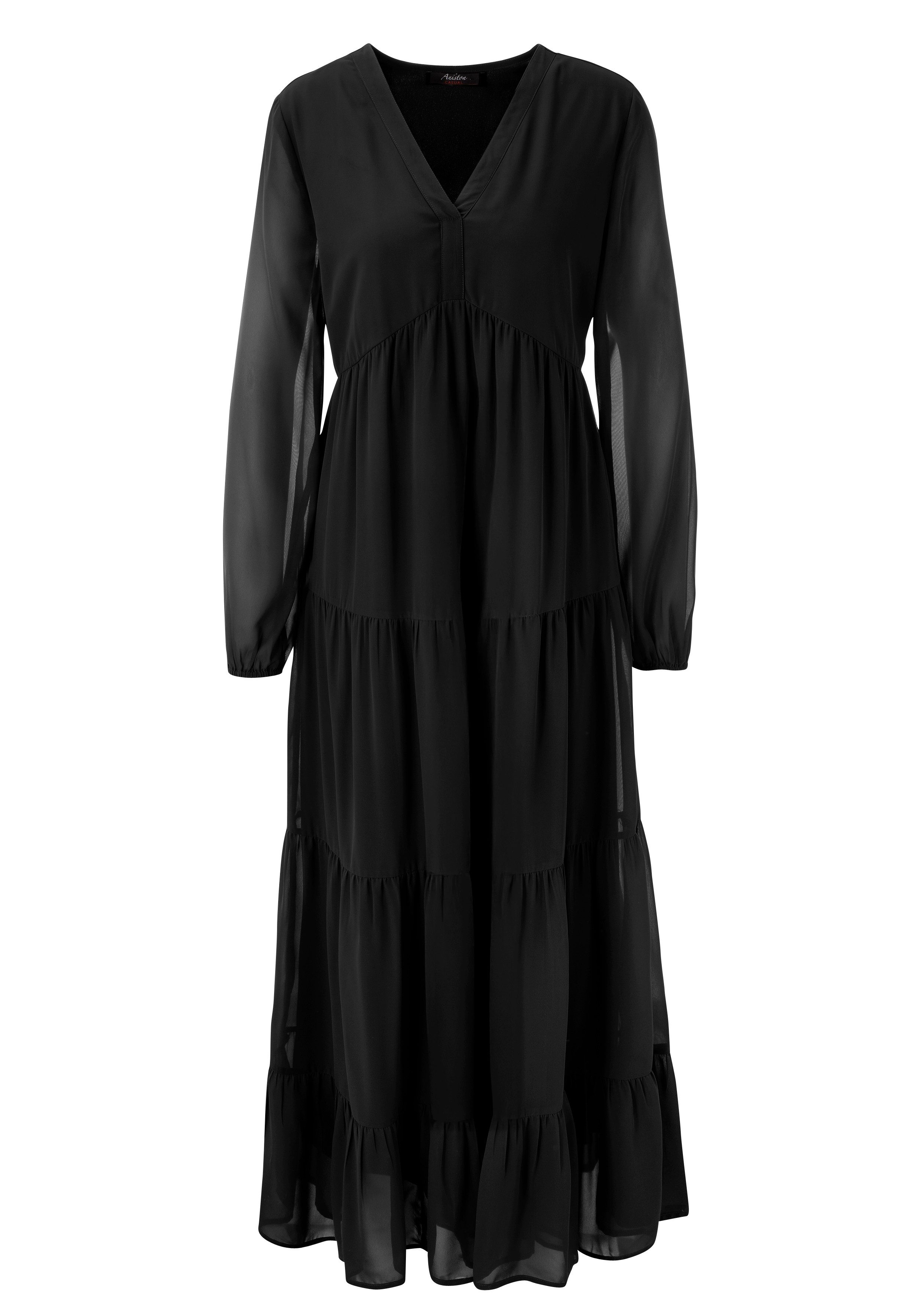 Aniston CASUAL Maxikleid in trendiger Farbpalette - NEUE KOLLEKTION – Bild 5 von 5