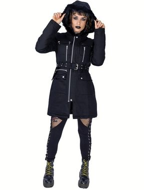 Vixxsin Blouson Elspeth Jacke Gothic Parka Metal Zipper Kurzmantel