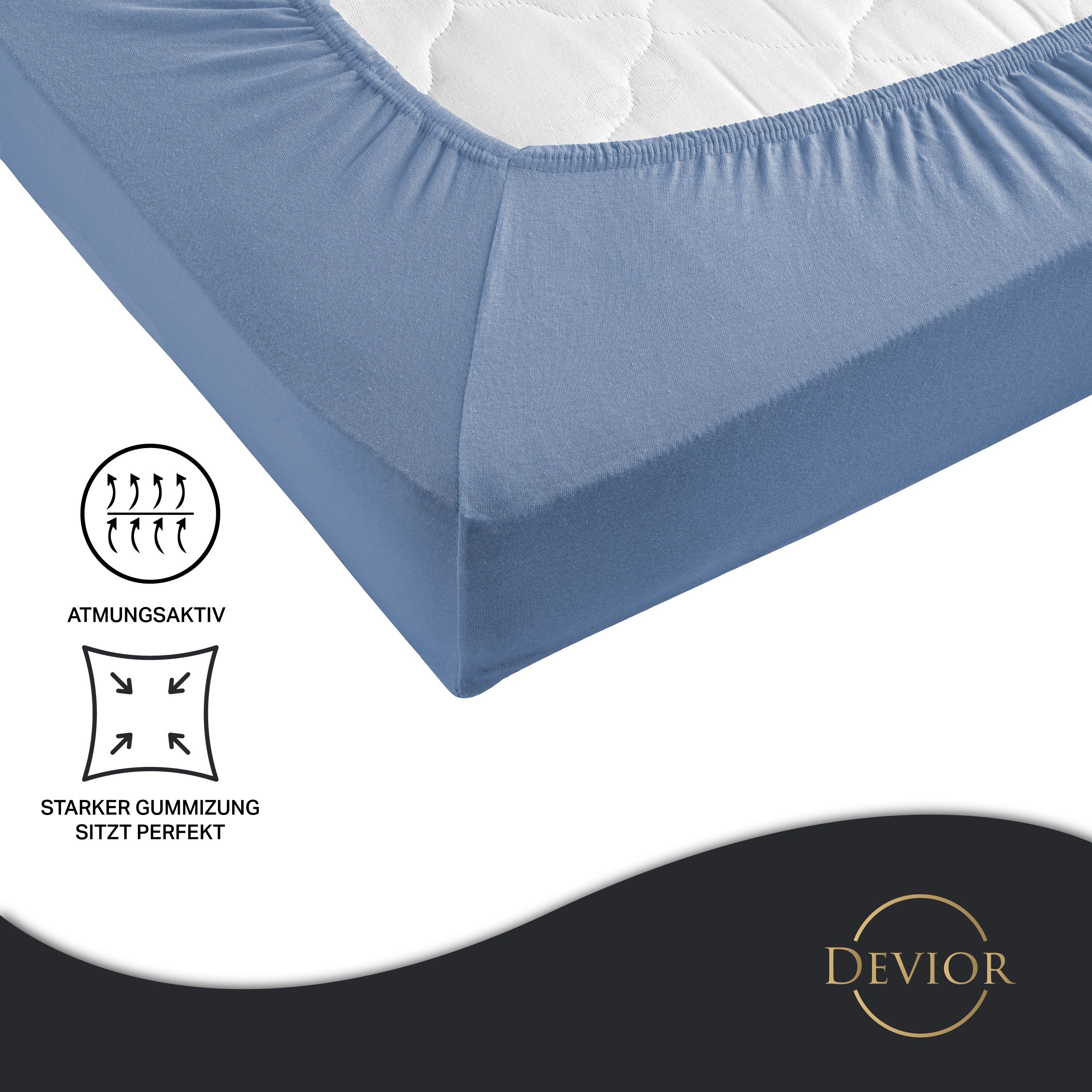 Devior Spannbettlaken für 180x200cm Boxspringbett-Matratzen bis günstig online kaufen