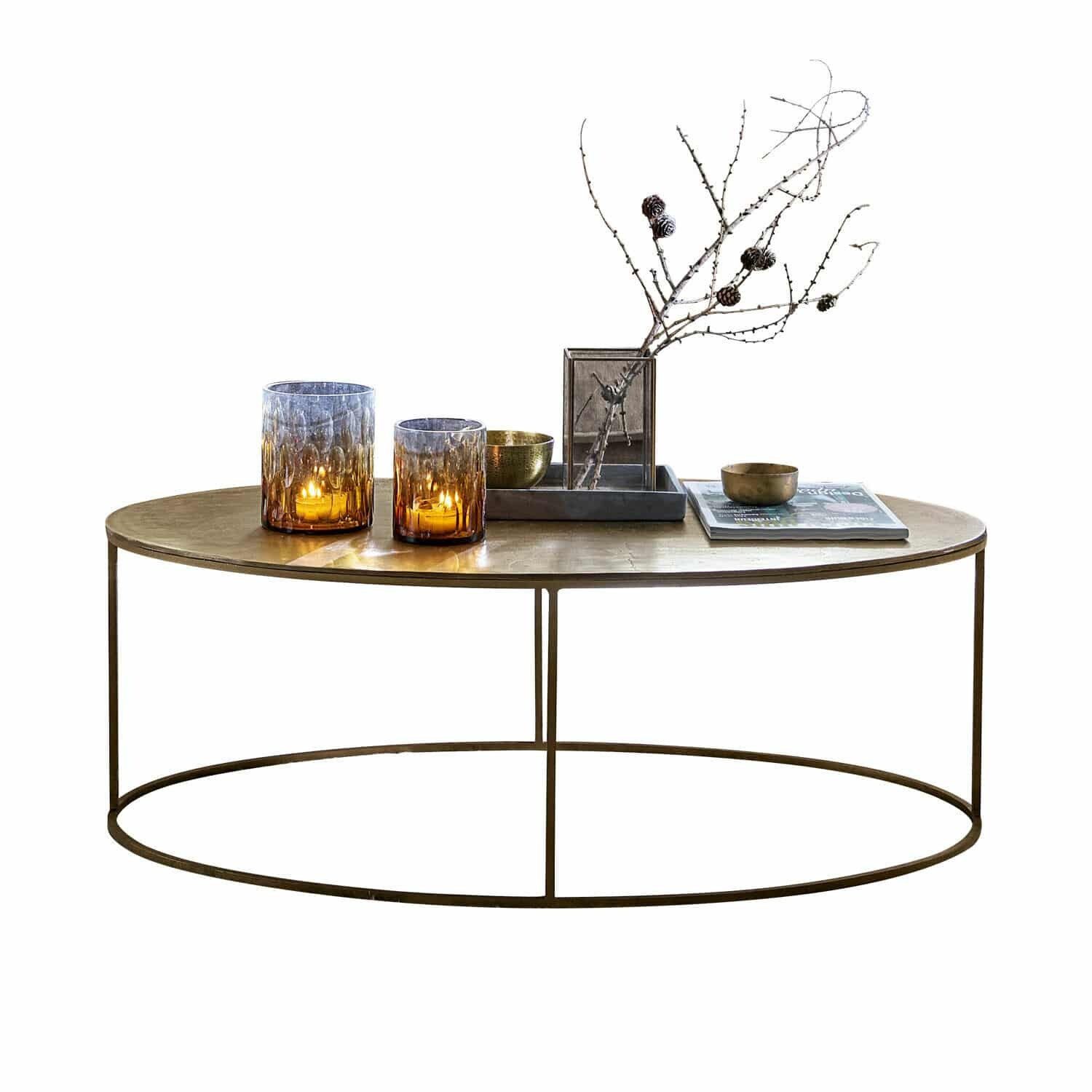 Mirabeau Couchtisch Couchtisch Leron antikgold