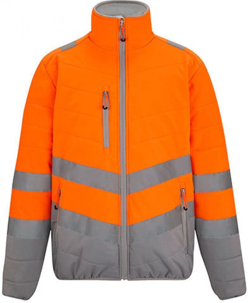 Arbeitsjacke Hi-Vis 2-Tone Thermal Baffle Sicherheits-Jacke