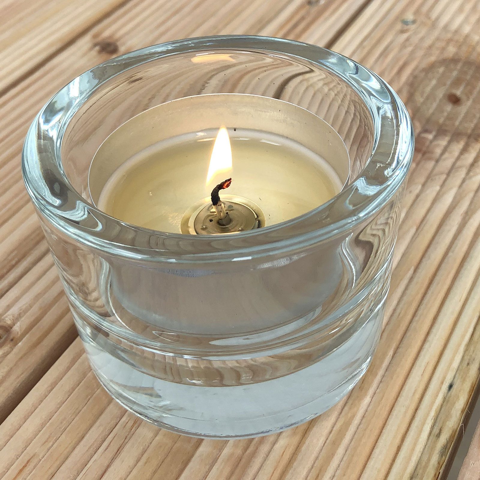 ECI Tools Kerzenhalter candle cube© Teelicht Tisch Kamin Beton mit gr. Teelicht (Set)