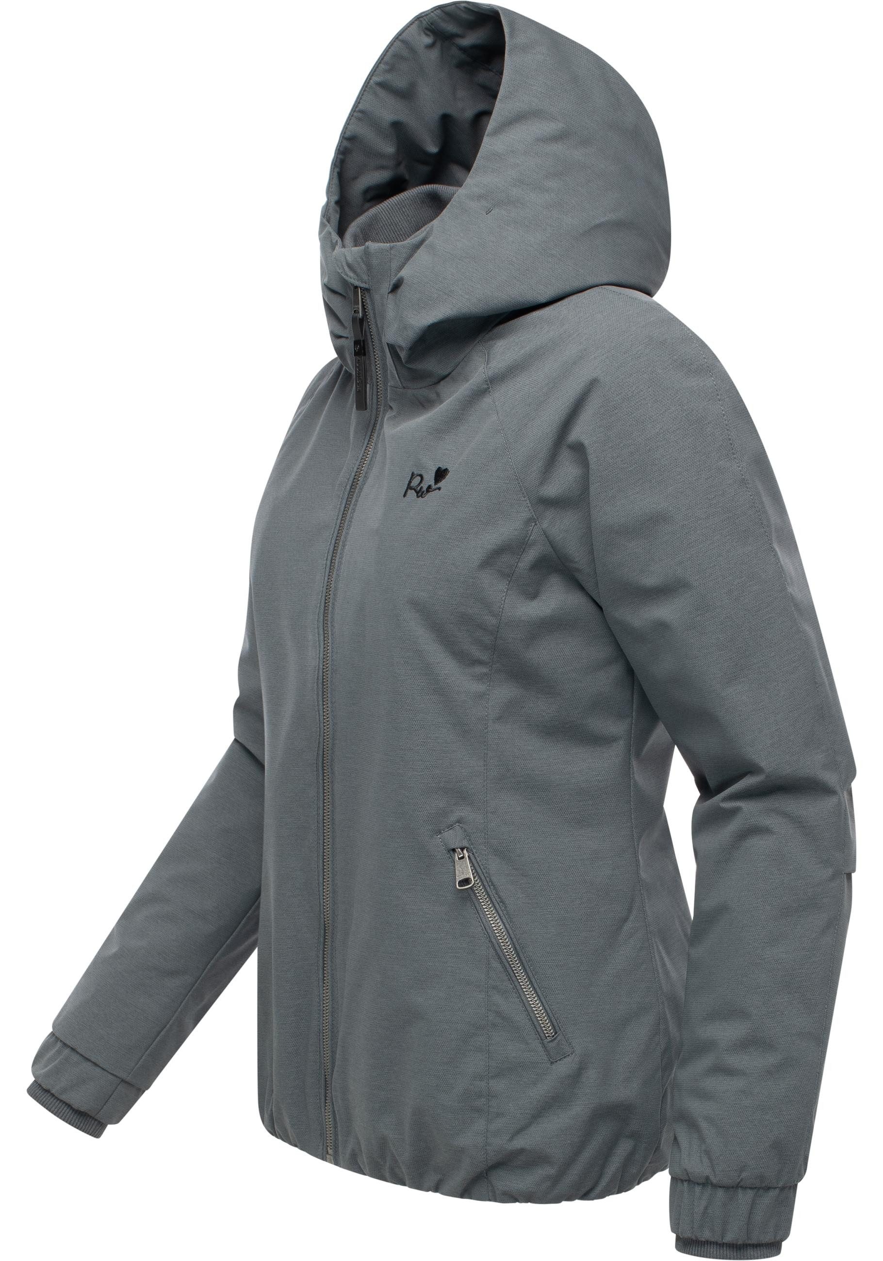 Ragwear Winterjacke Dizzie Warm Wasserdichte Damen Jacke mit Kapuze