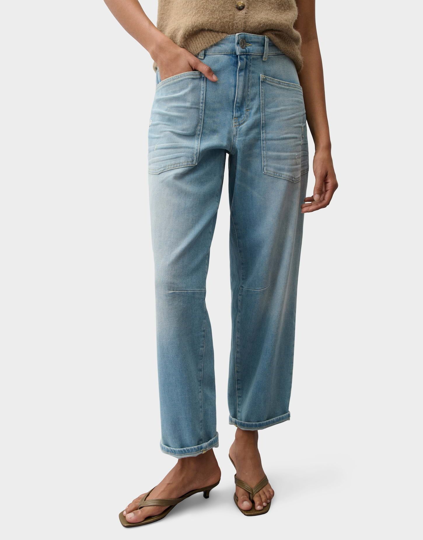 OPUS PANTS Relax-fit-Jeans Melly breeze