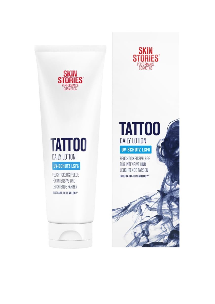 SKIN STORIES Körpergel Daily Lotion (125 ml), Tattoo Creme, tägliche Tattoo Pflege, 1-tlg.