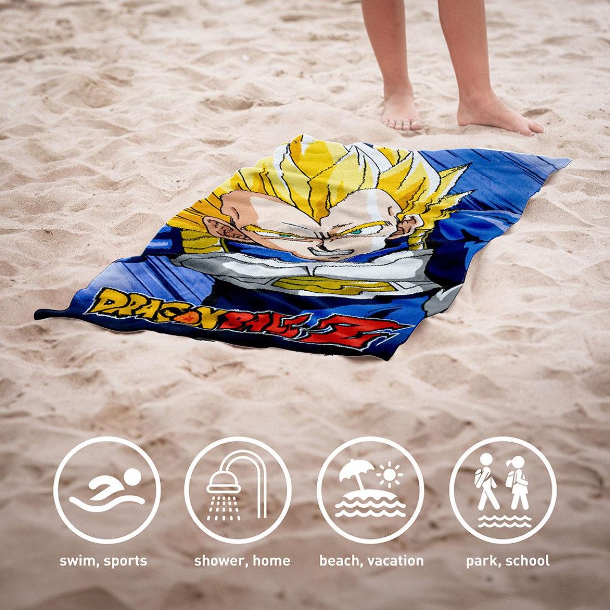 Cerda Strandtuch Dragon Ball Badetuch 70x140 cm aus Polyester