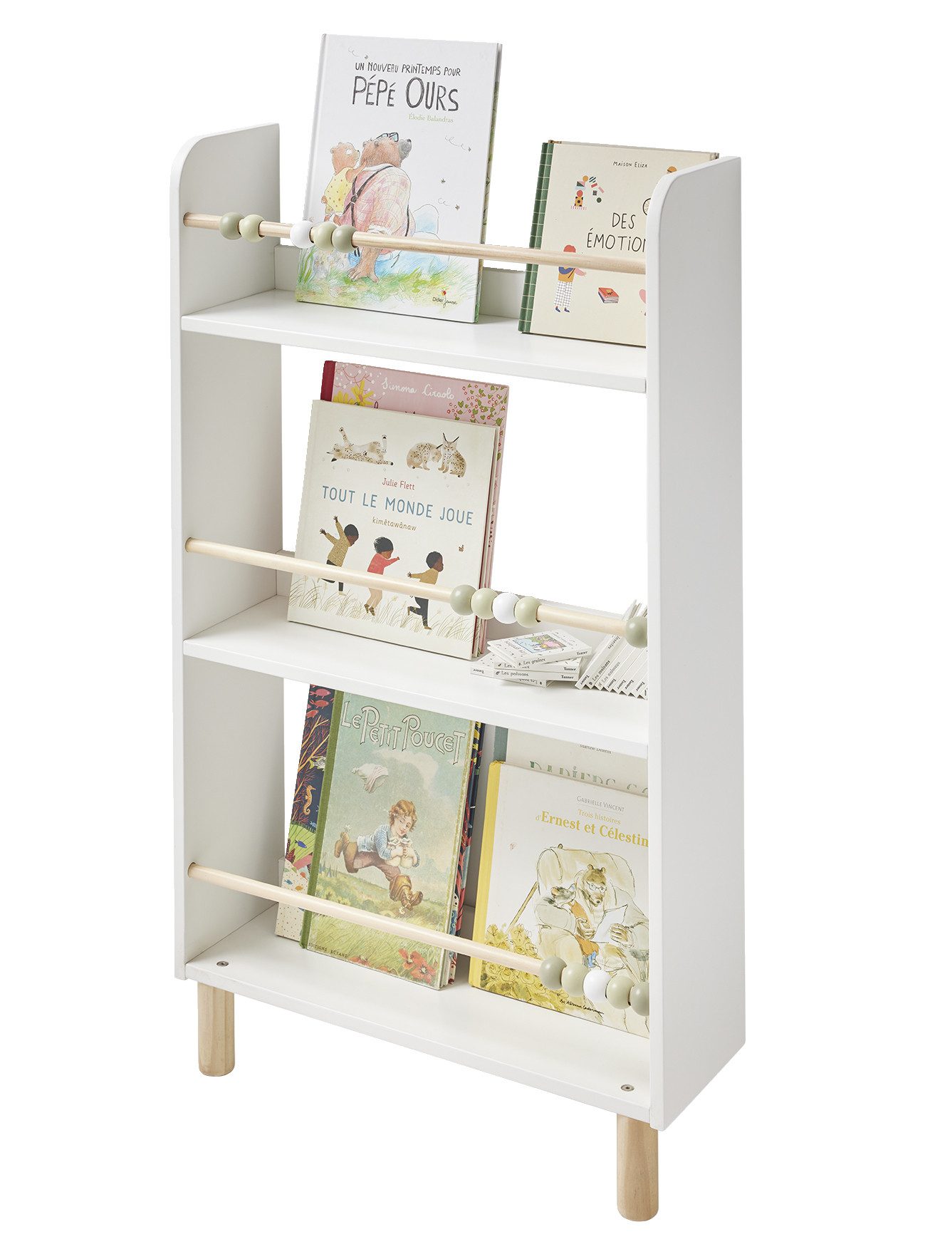 vertbaudet Bücherregal Kinderzimmer Bücherregal HOLZPERLEN