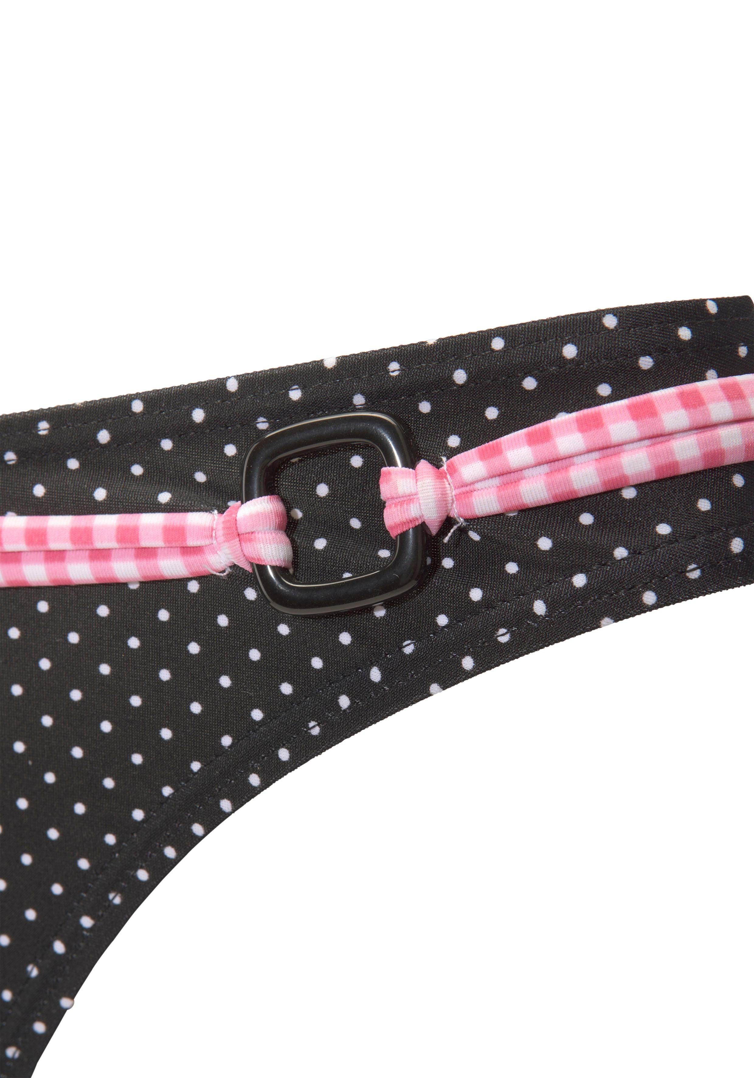 Buffalo Bikini-Hose Florida mit andersfarbigem Ziergürtel – Bild 3 von 5