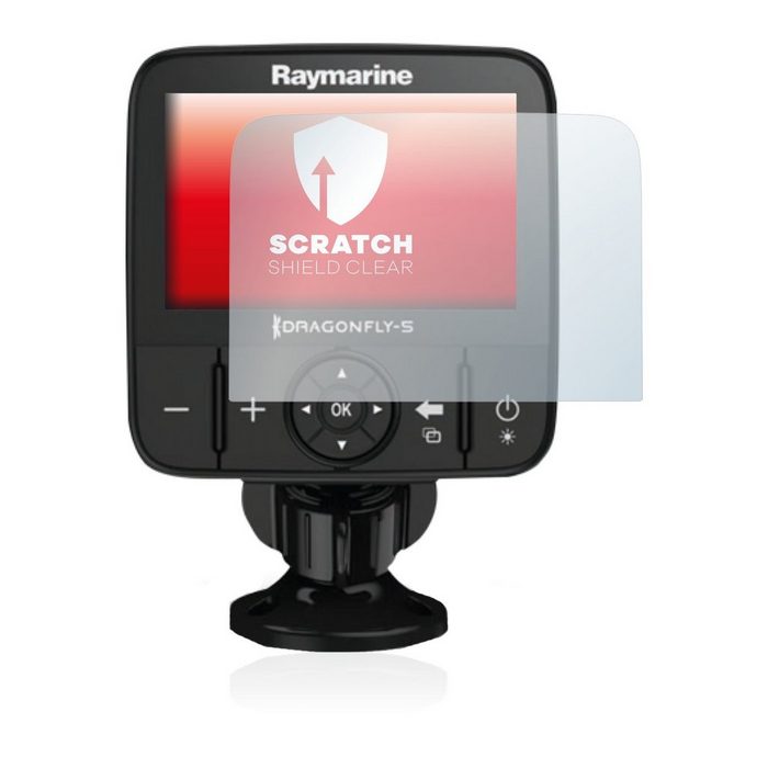 upscreen Schutzfolie für Raymarine Dragonfly 4 Displayschutzfolie Folie klar Anti-Scratch Anti-Fingerprint