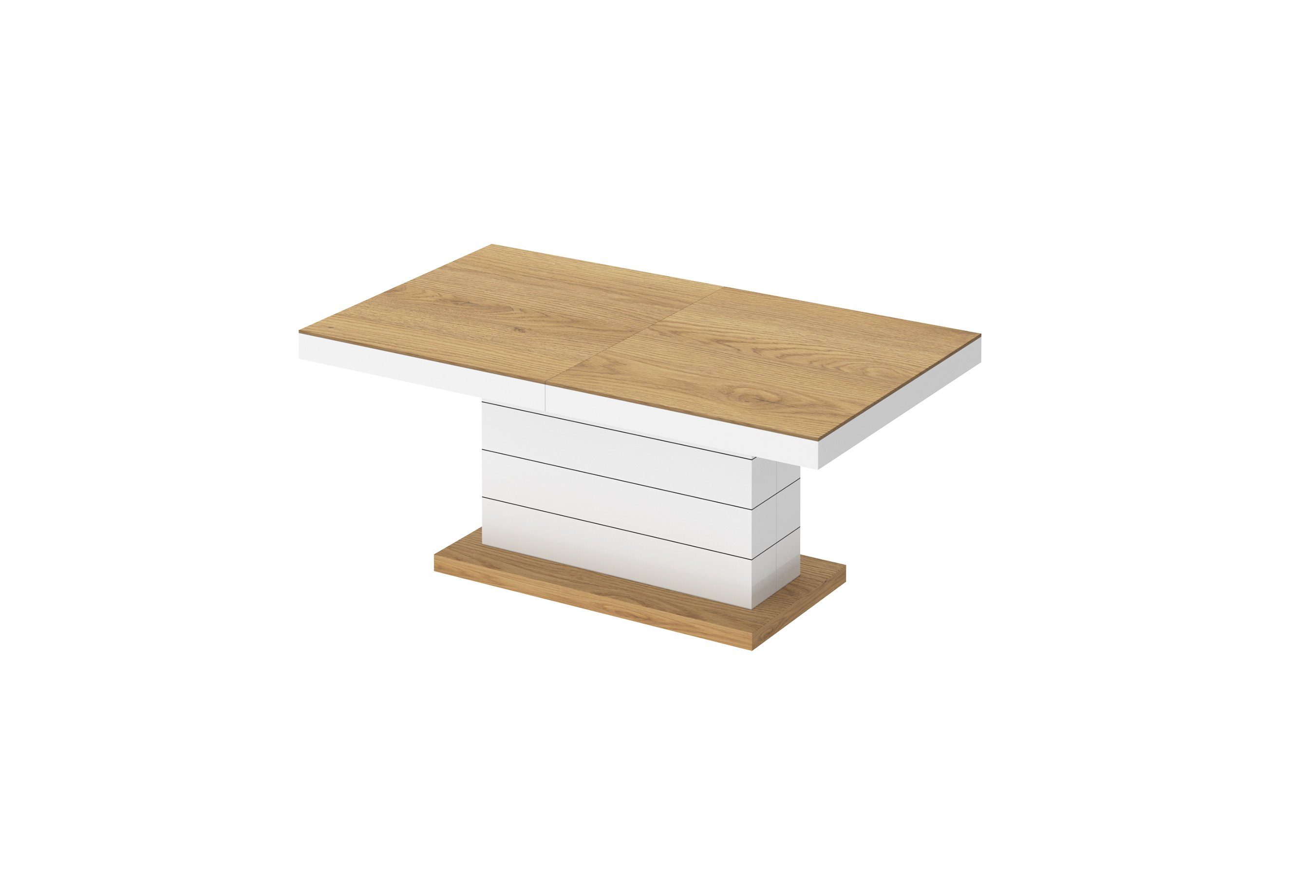 designimpex Couchtisch H-333 Eiche Natur - günstig online kaufen