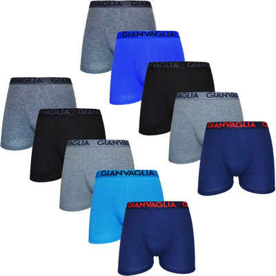 TEXEMP Boxershorts 5 bis 20 Herren Boxershorts Retroshorts Baumwolle Unterhose Boxer (Packung, 10-St) Atmungsaktiv, 85% Baumwolle