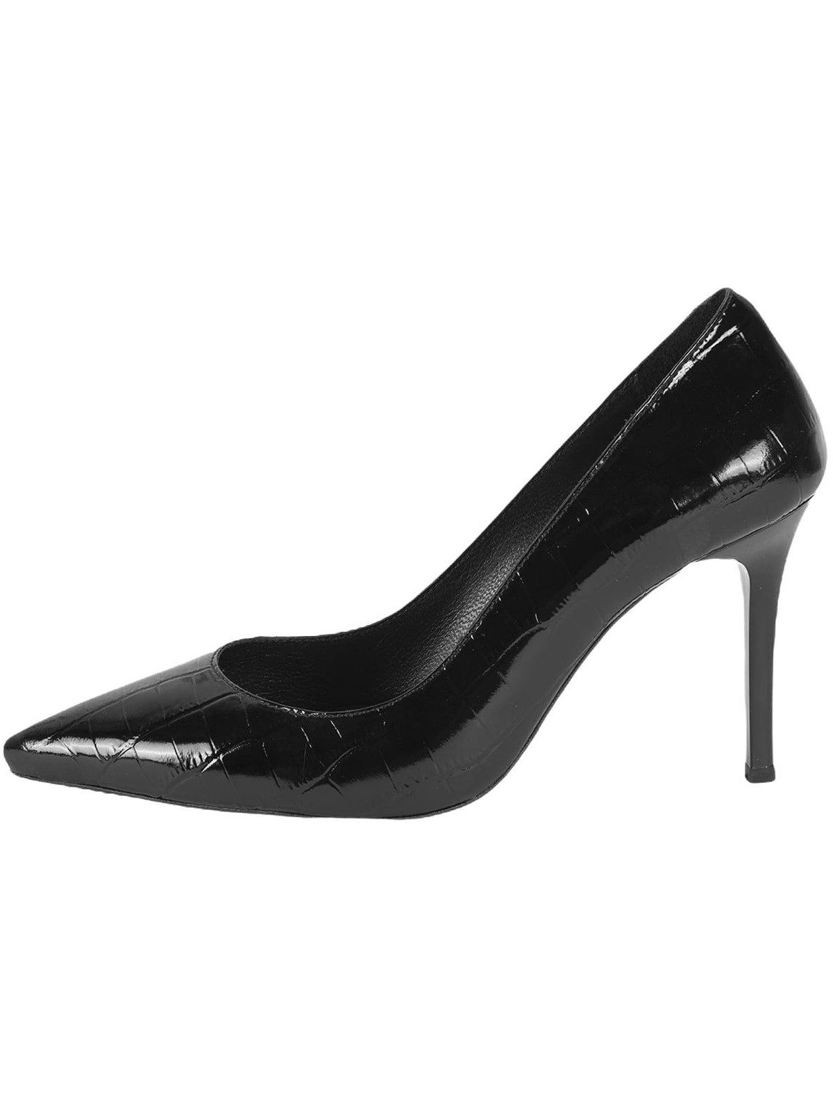 Desa Damen-Slipper – Obermaterial und Futter aus Leder, Stilettoabsatz, oh Pumps