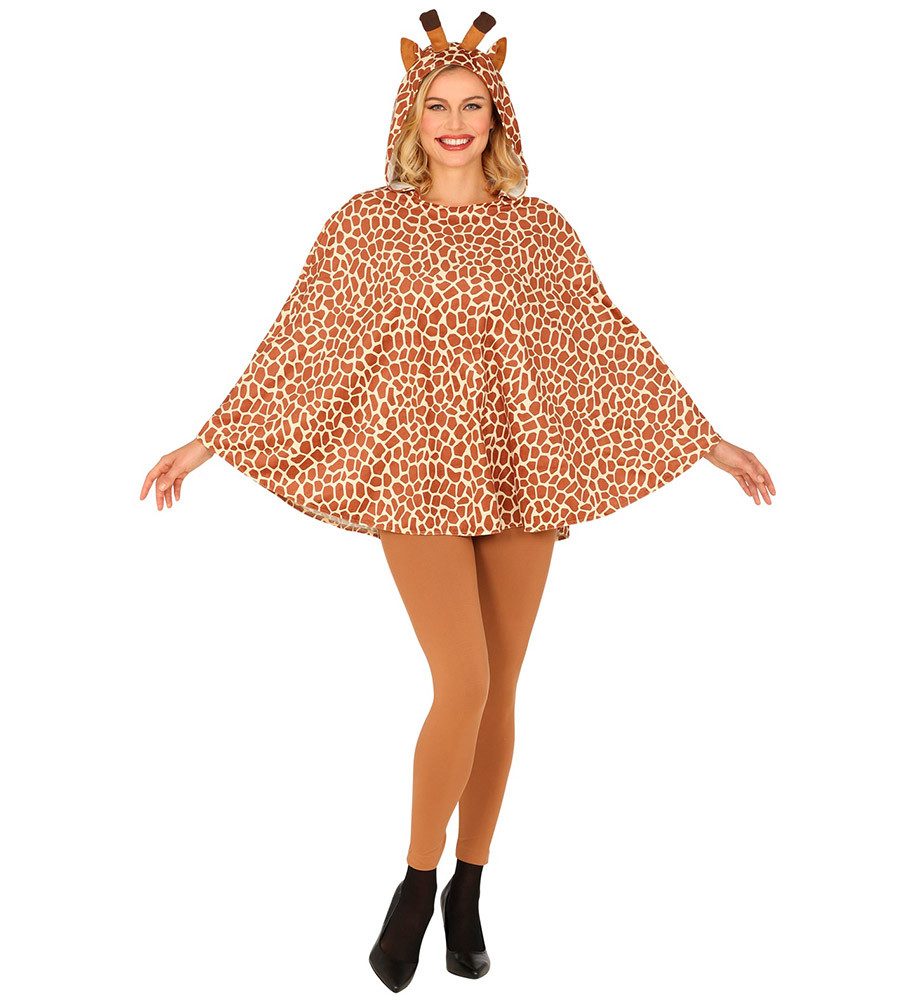 Kostüm Poncho Giraffe Onesize