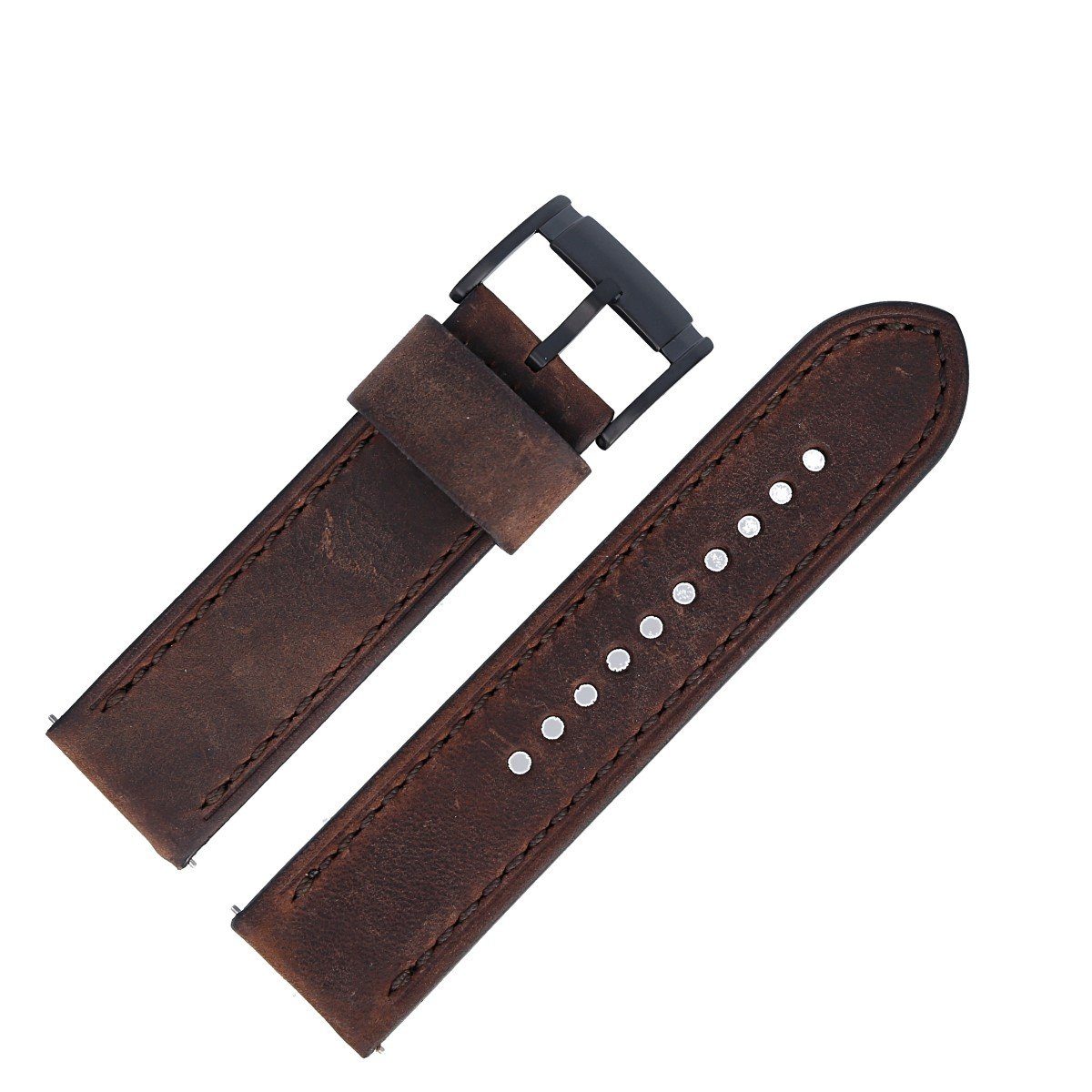 Fossil Uhrenarmband 24mm Leder Braun JR-1487 LB-JR1487 günstig online kaufen