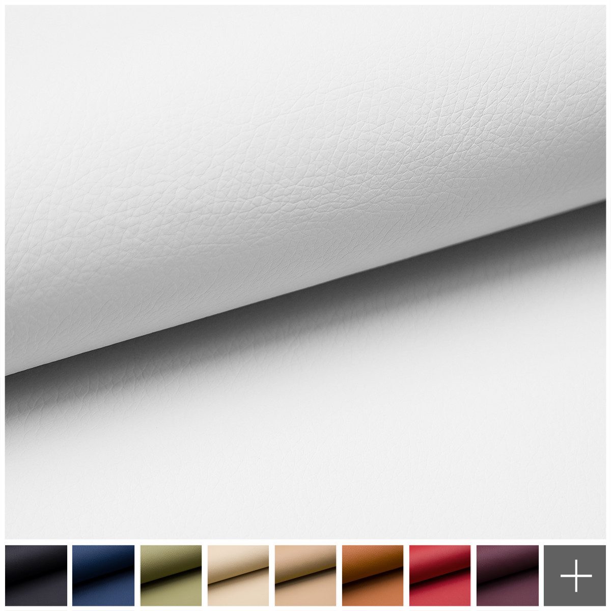 novely® Stoff SOLTAU Weiches PU-Kunstleder Premium-Qualität - Möbelstoff in Echtlede, Robust, UV-Beständig, Pflegeleicht, Meterware, 1lfm