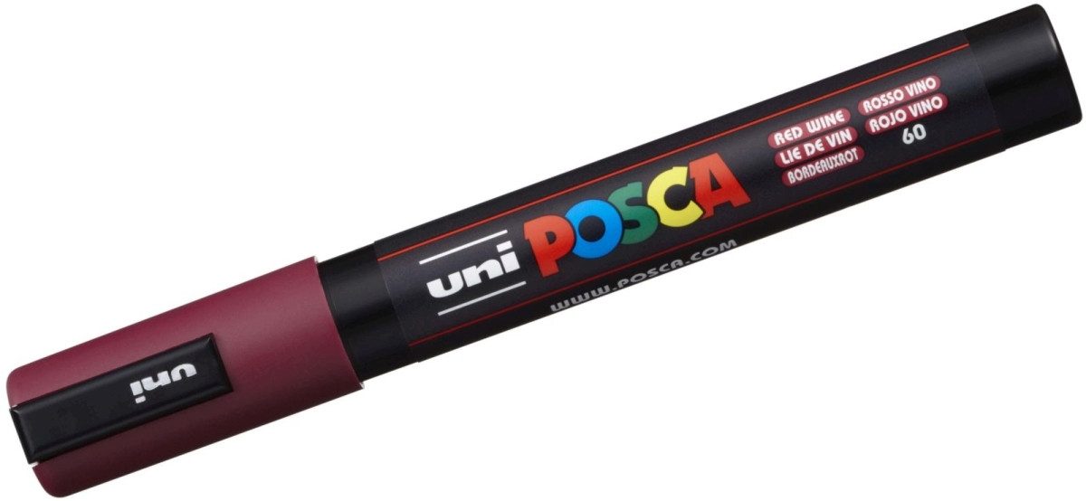 Uni-Ball Paint Marker, 12 Stück, Feine Spitze, Gelb, Dokumentenecht, Hitze- Und Wasserfest, Für Metall, Kunststoff, Glas, Holz