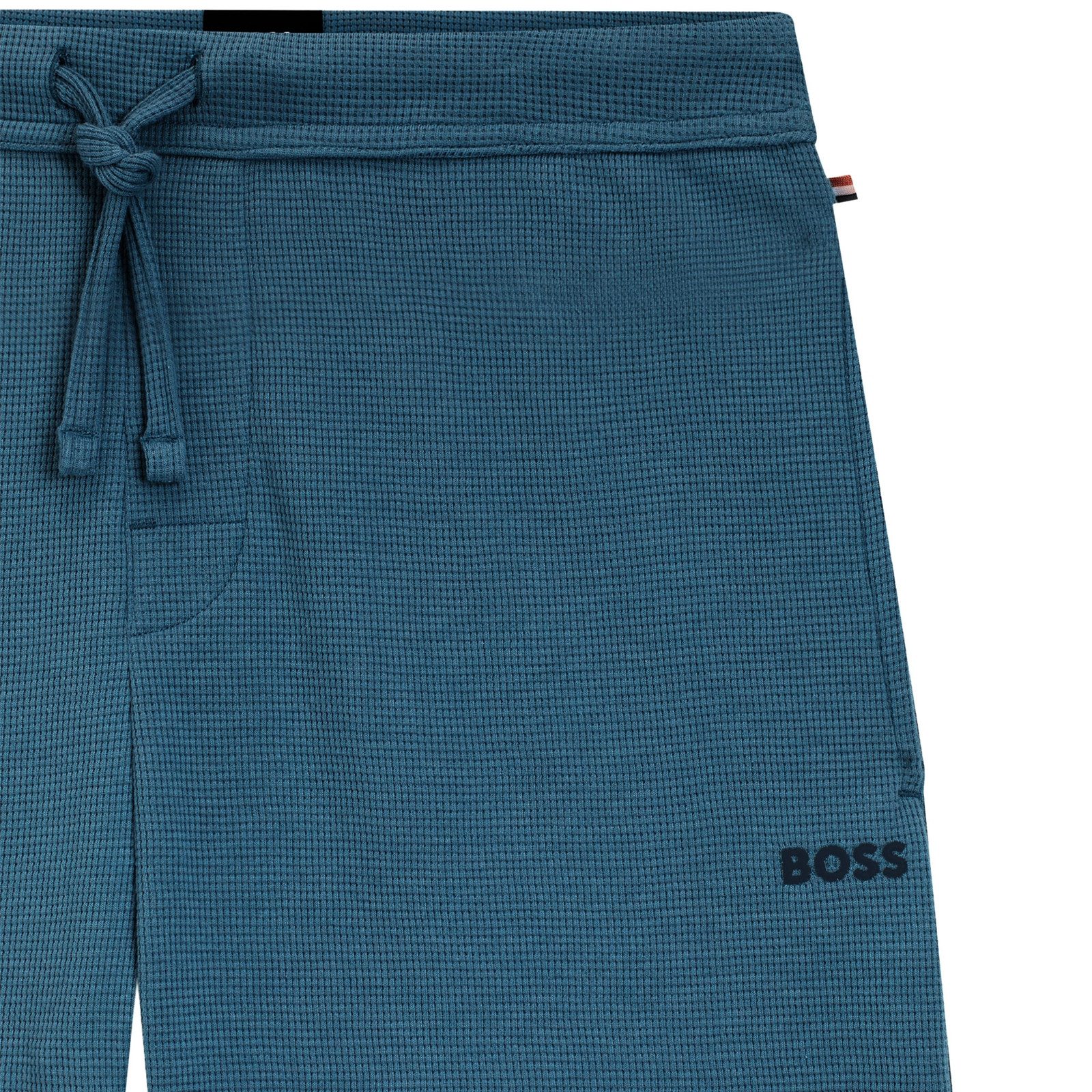 BOSS Shorts Waffle Shorts mit eingesticktem Markenlogo günstig online kaufen