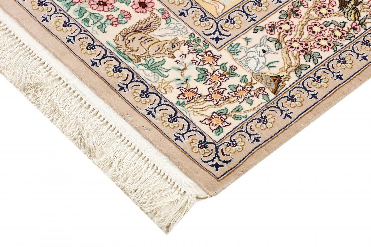 mm 6 Seidenkette Isfahan Orientteppich Orientteppich, rechteckig, Trading, 110x176 Nain Handgeknüpfter Höhe:
